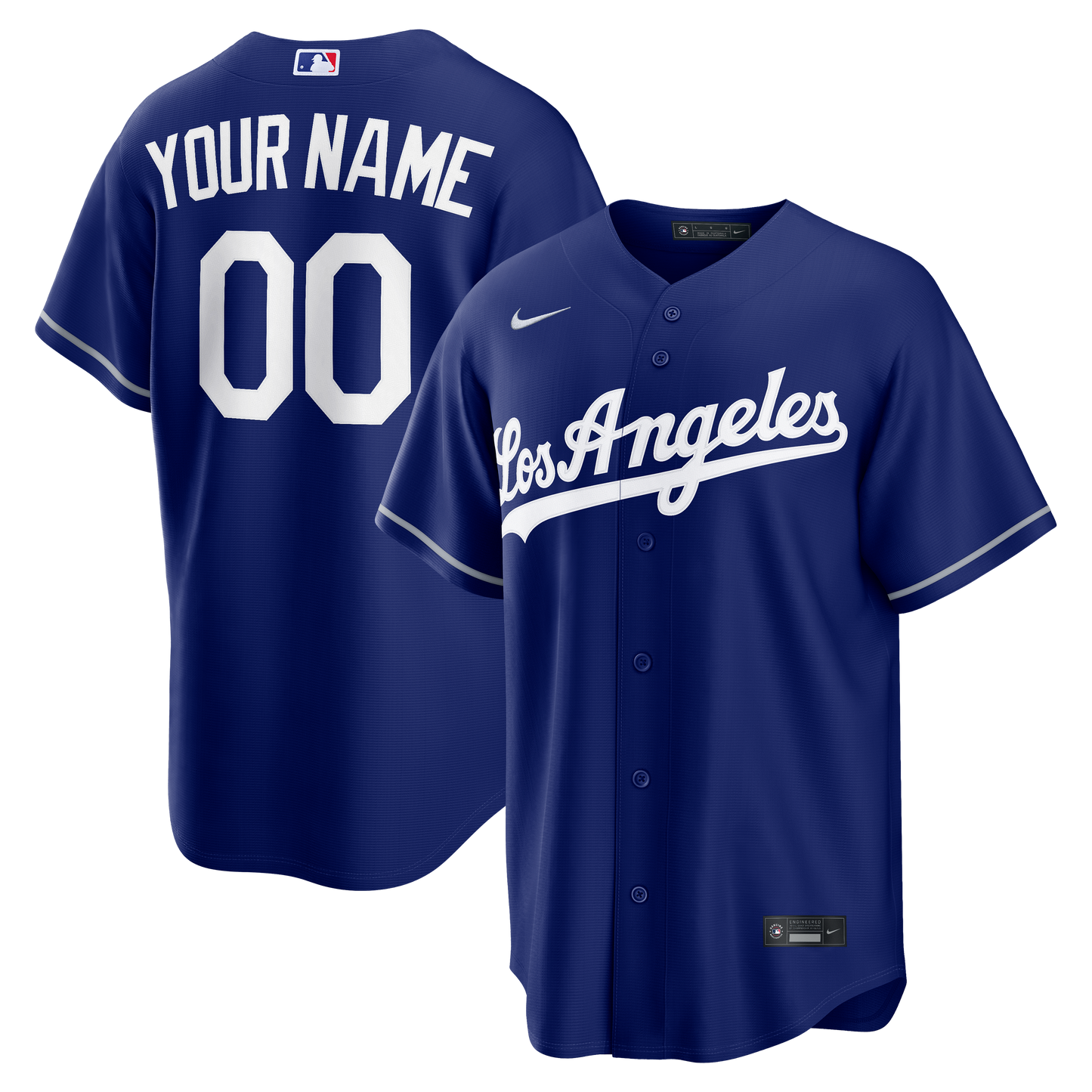 Los Angeles Dodgers Alternate Replica Custom Jersey - Royal | Stitched Baseball Jersey TJS0016