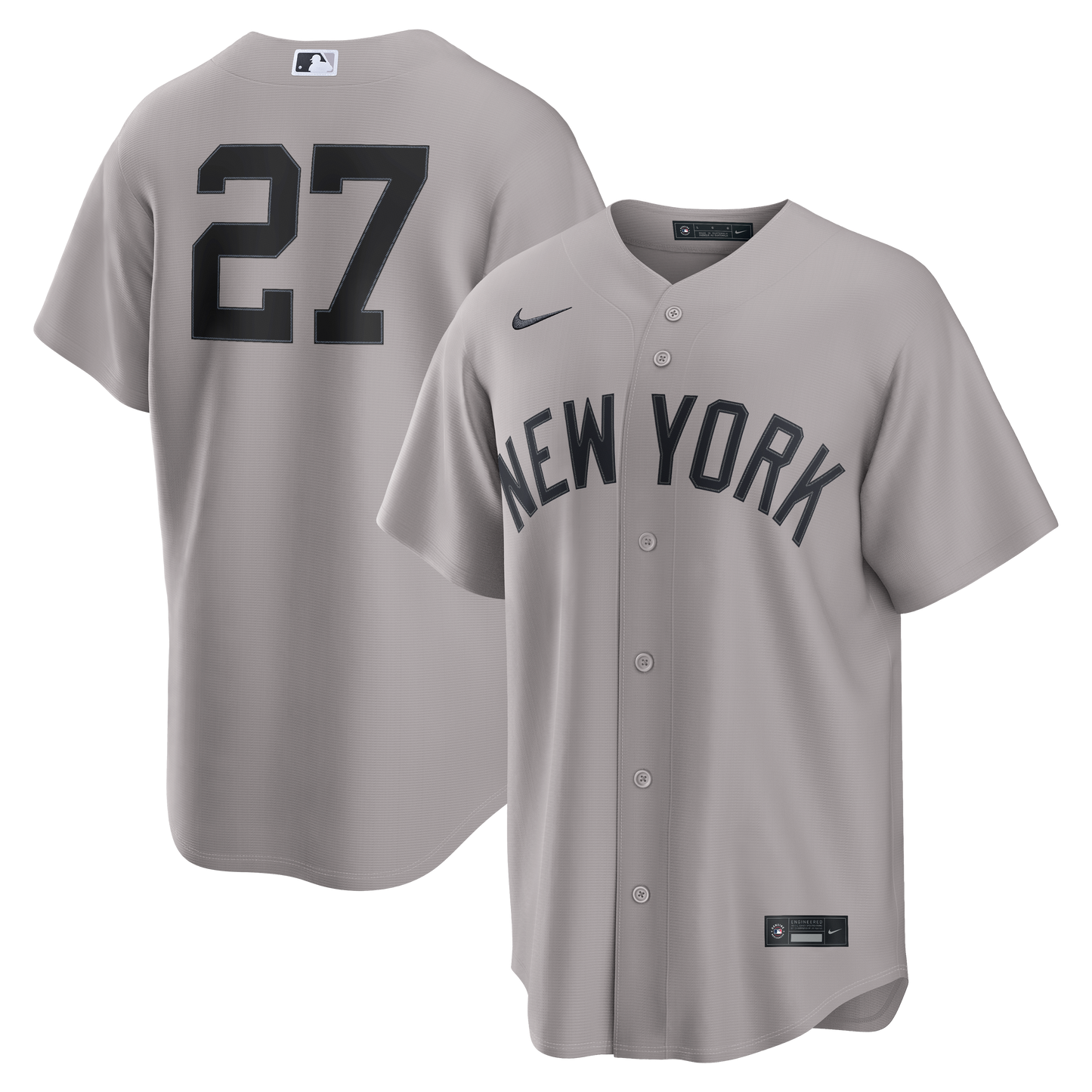 Giancarlo Stanton New York Yankees Road Replica Jersey - Gray | Stitched Baseball Jersey TJS0090