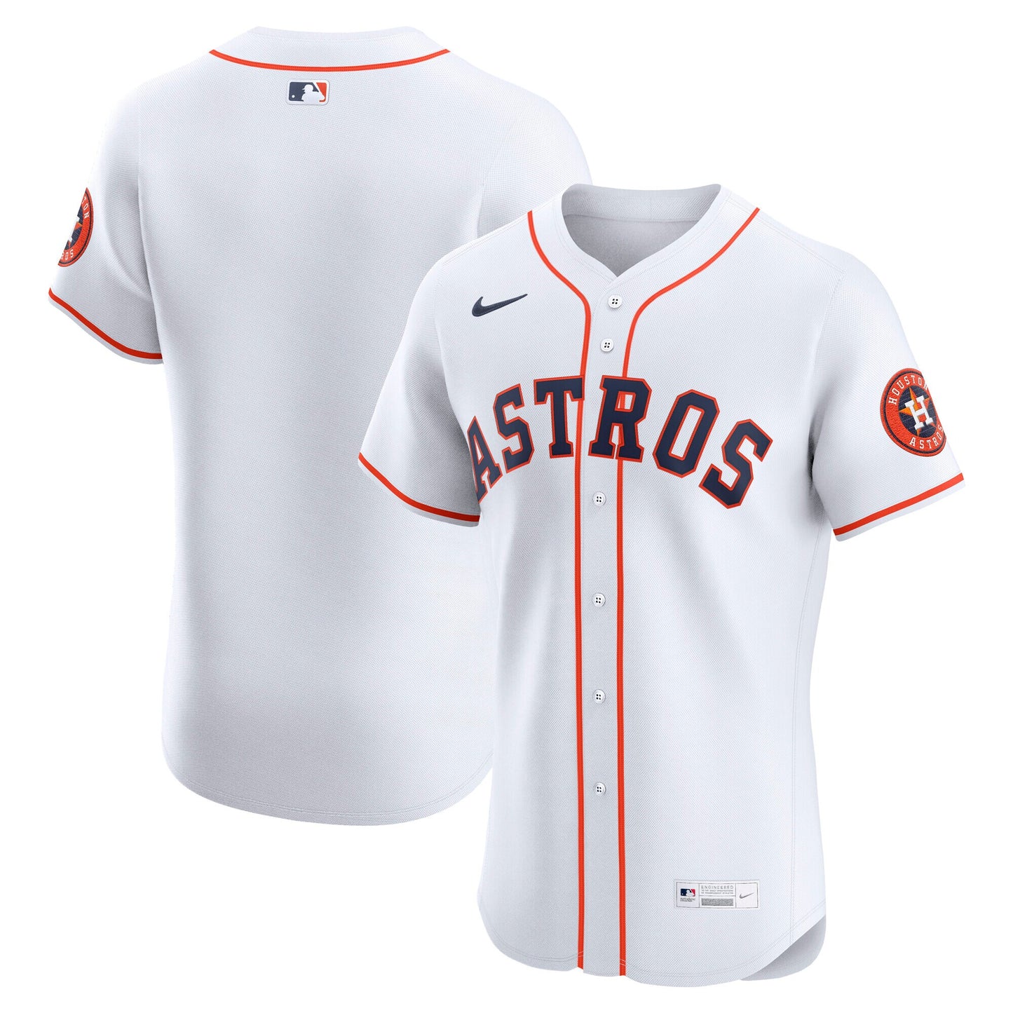 Houston Astros Home Elite Jersey - White | Stitched Baseball Jersey TJS0296