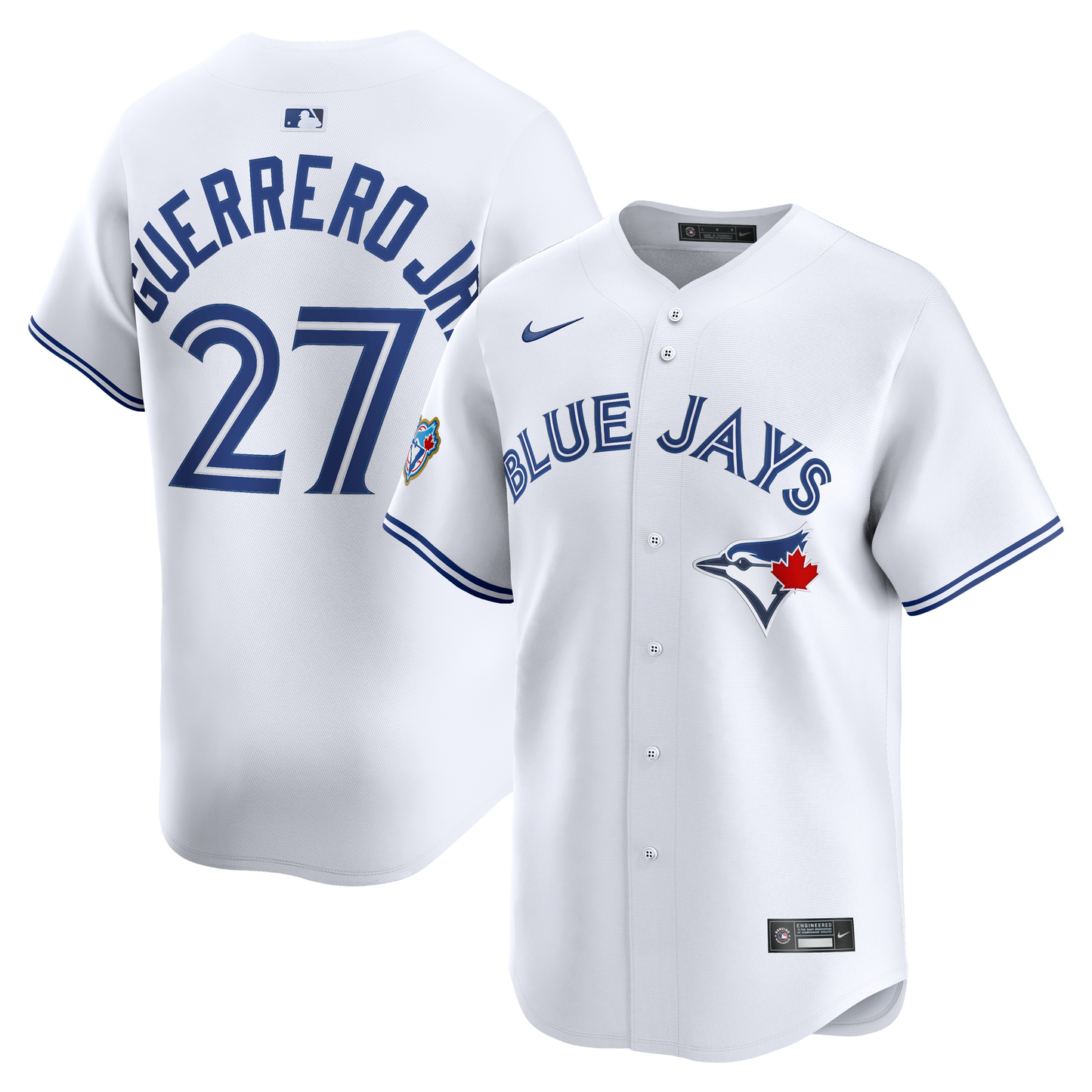 Vladimir Guerrero Jr. Toronto Blue Jays Home Limited Jersey - White | Stitched Baseball Jersey TJS0146