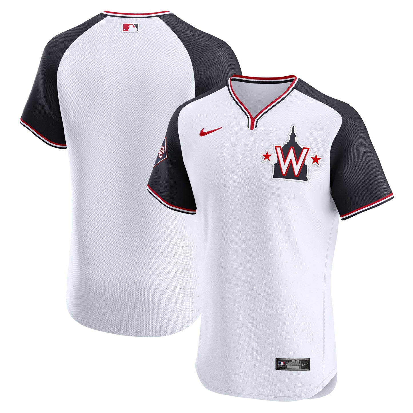 Washington Nationals Alternate Elite Jersey - Navy | Stitched Baseball Jersey TJS0278
