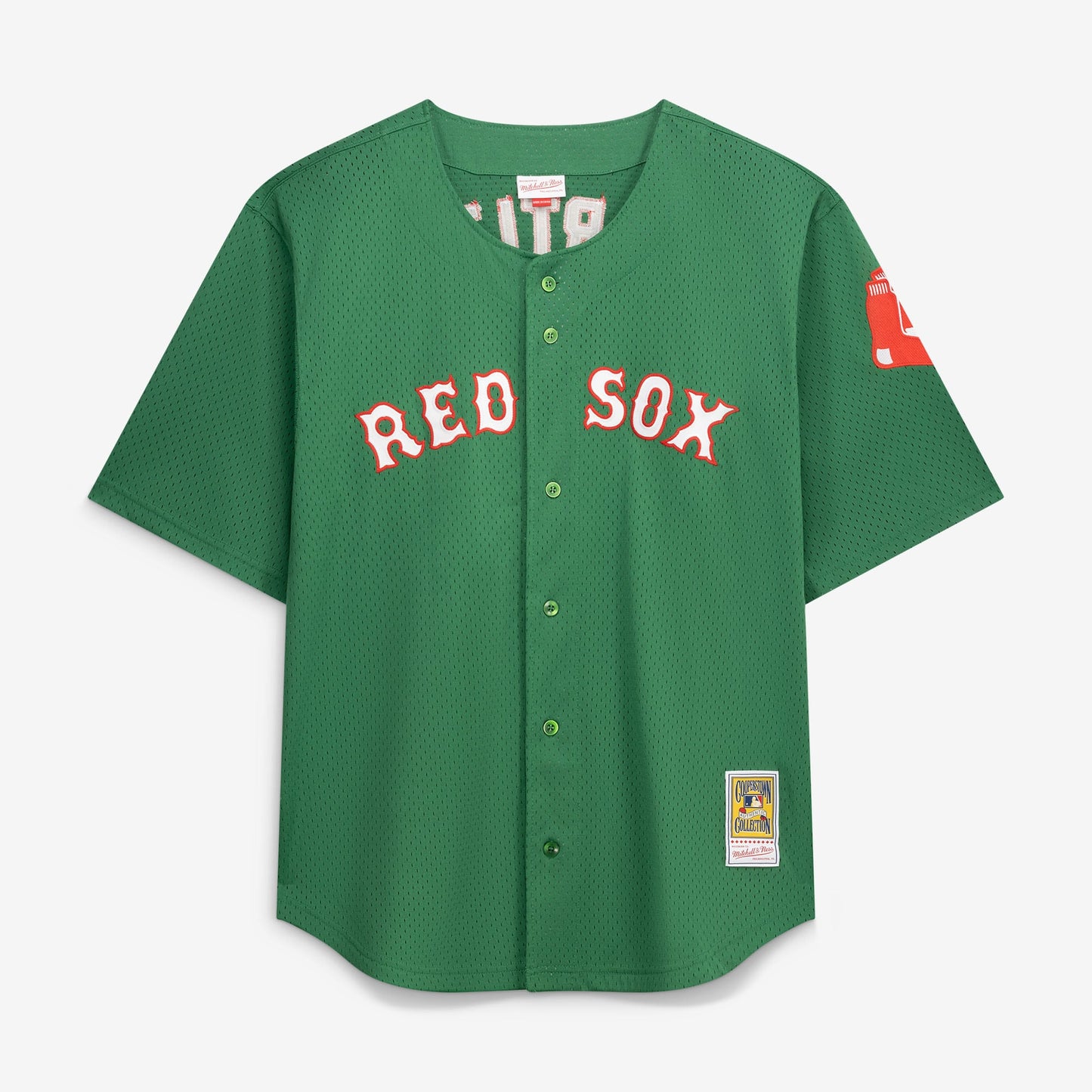 David Ortiz Boston Red Sox M & N Big & Tall Cooperstown Collection Mesh Batting Practice Jersey - Kelly Green | Stitched Baseball Jersey TJS0234