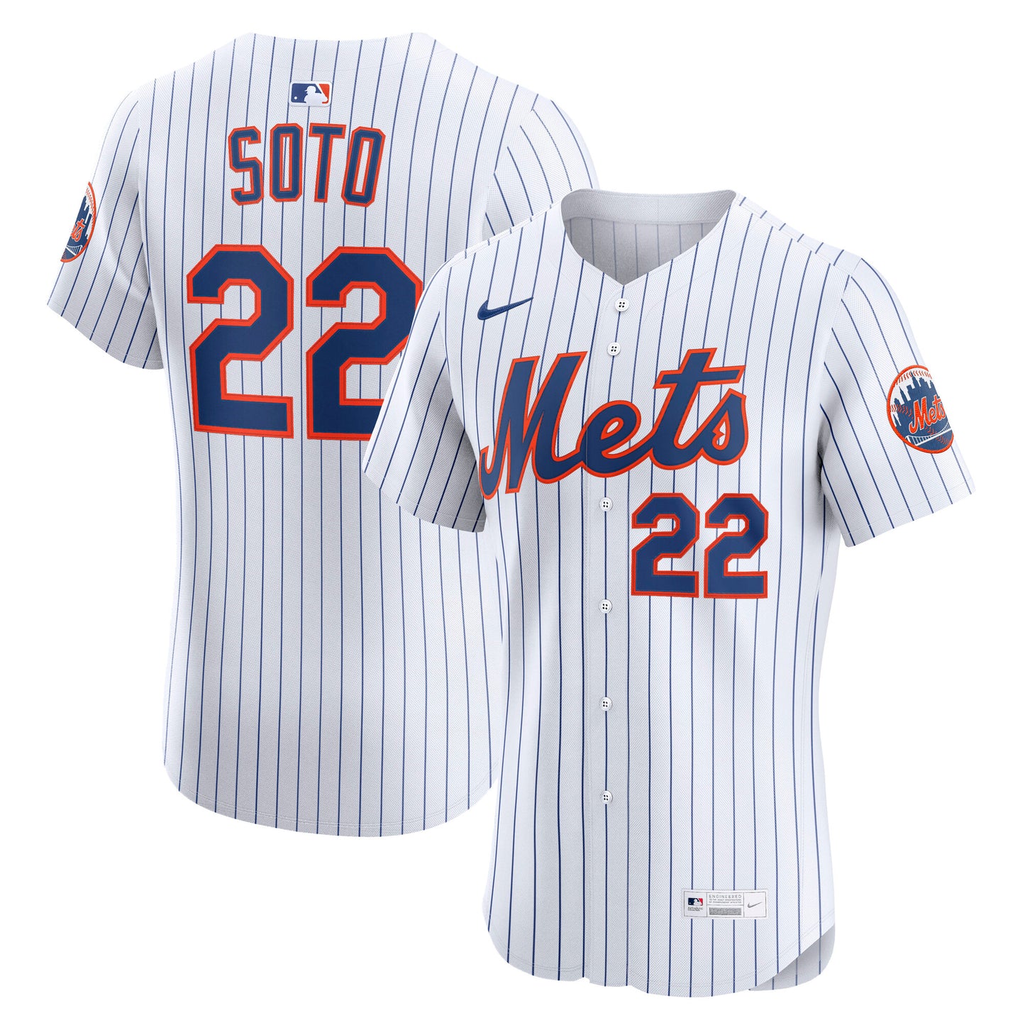 Juan Soto New York Mets Home Elite Jersey - White | Stitched Baseball Jersey TJS0297