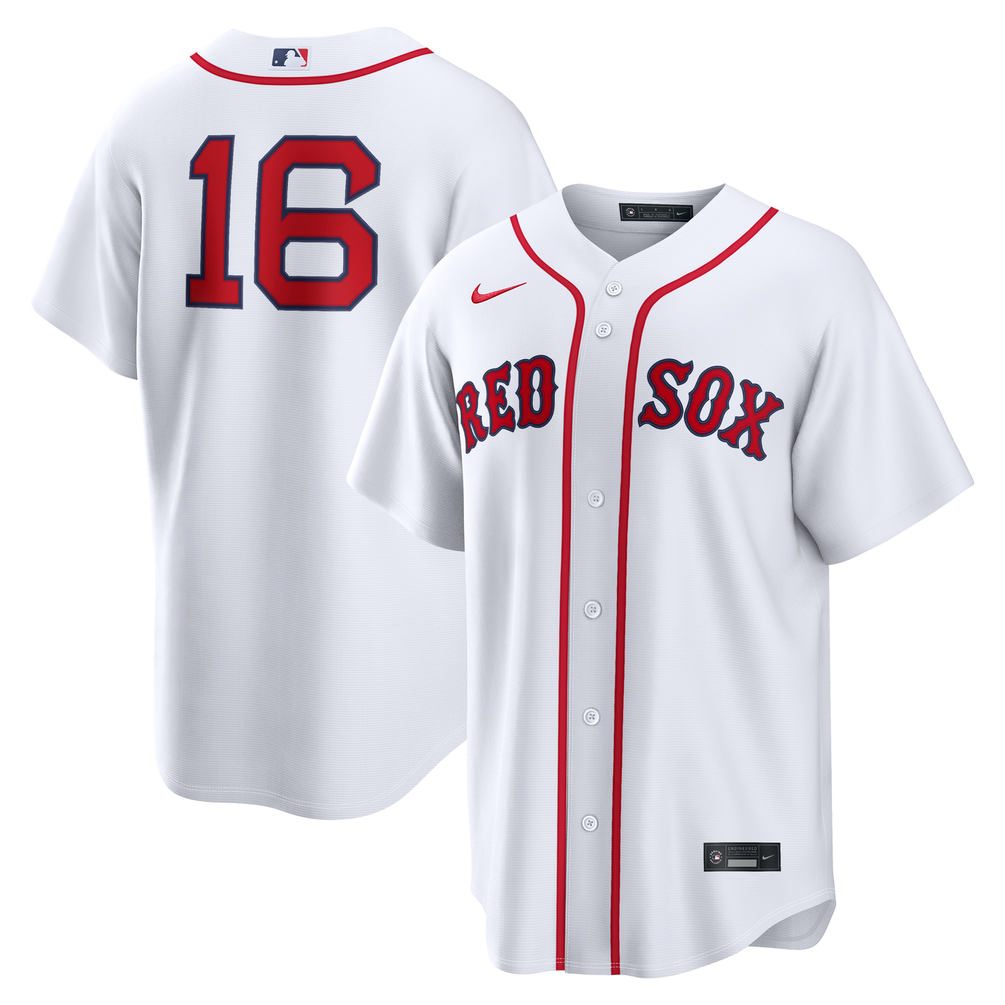 Jarren Duran Boston Red Sox Home Replica Jersey - White | Stitched Baseball Jersey TJS0160