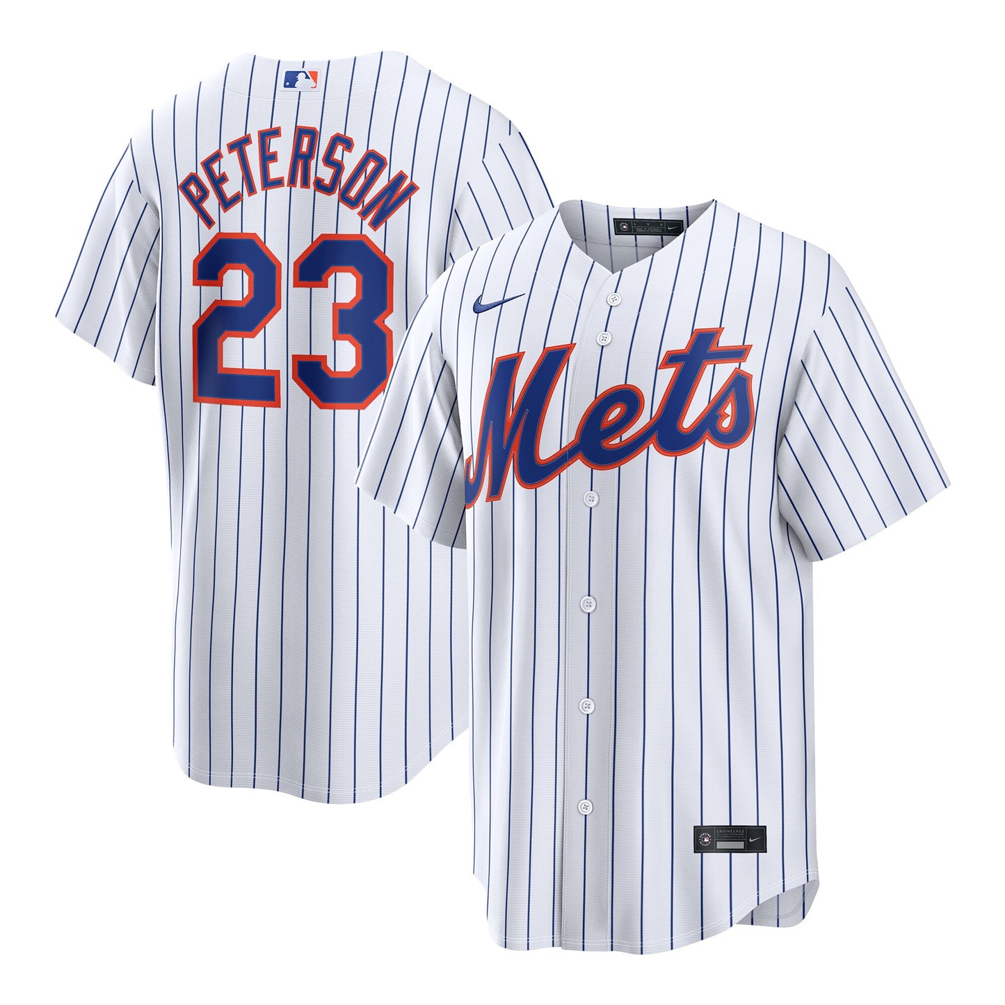 David Peterson New York Mets Home Replica Jersey - White | Stitched Baseball Jersey TJS0424
