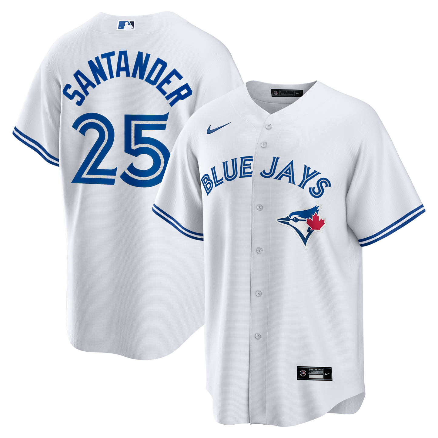 Anthony Santander Toronto Blue Jays Home Replica Jersey - White | Stitched Baseball Jersey TJS0399