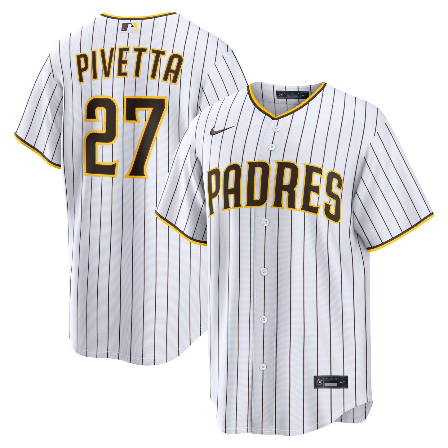 Nick Pivetta San Diego Padres Home Replica Jersey - White | Stitched Baseball Jersey TJS0336