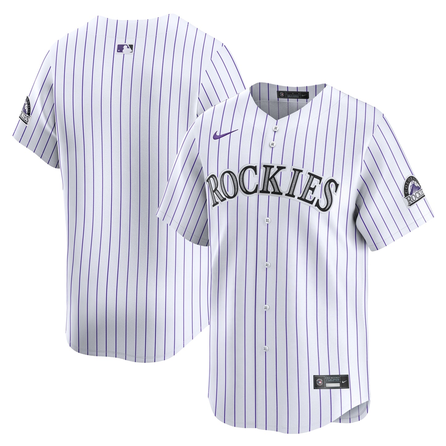 Colorado Rockies Home Limited Player Jersey - White | Stitched Baseball Jersey TJS0358