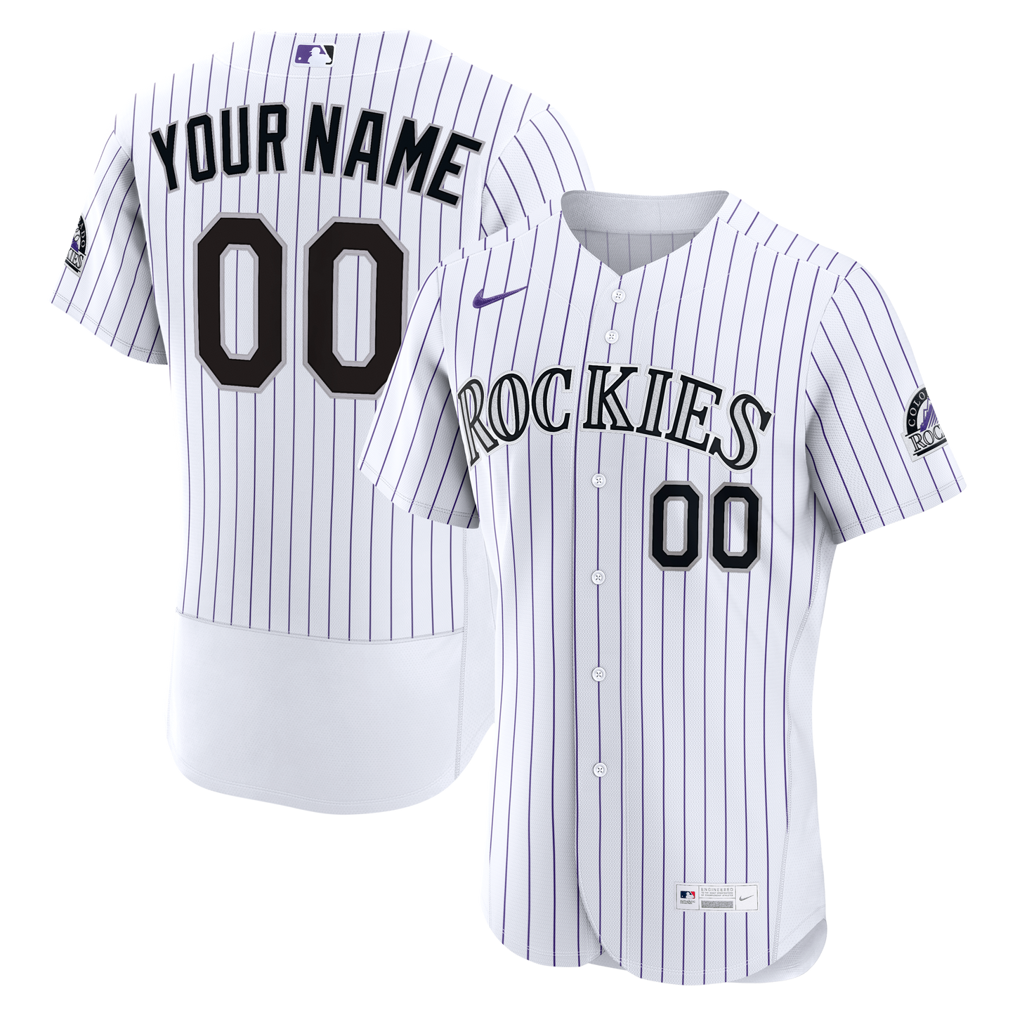 Colorado Rockies Home Custom Jersey - White | Stitched Baseball Jersey TJS0581