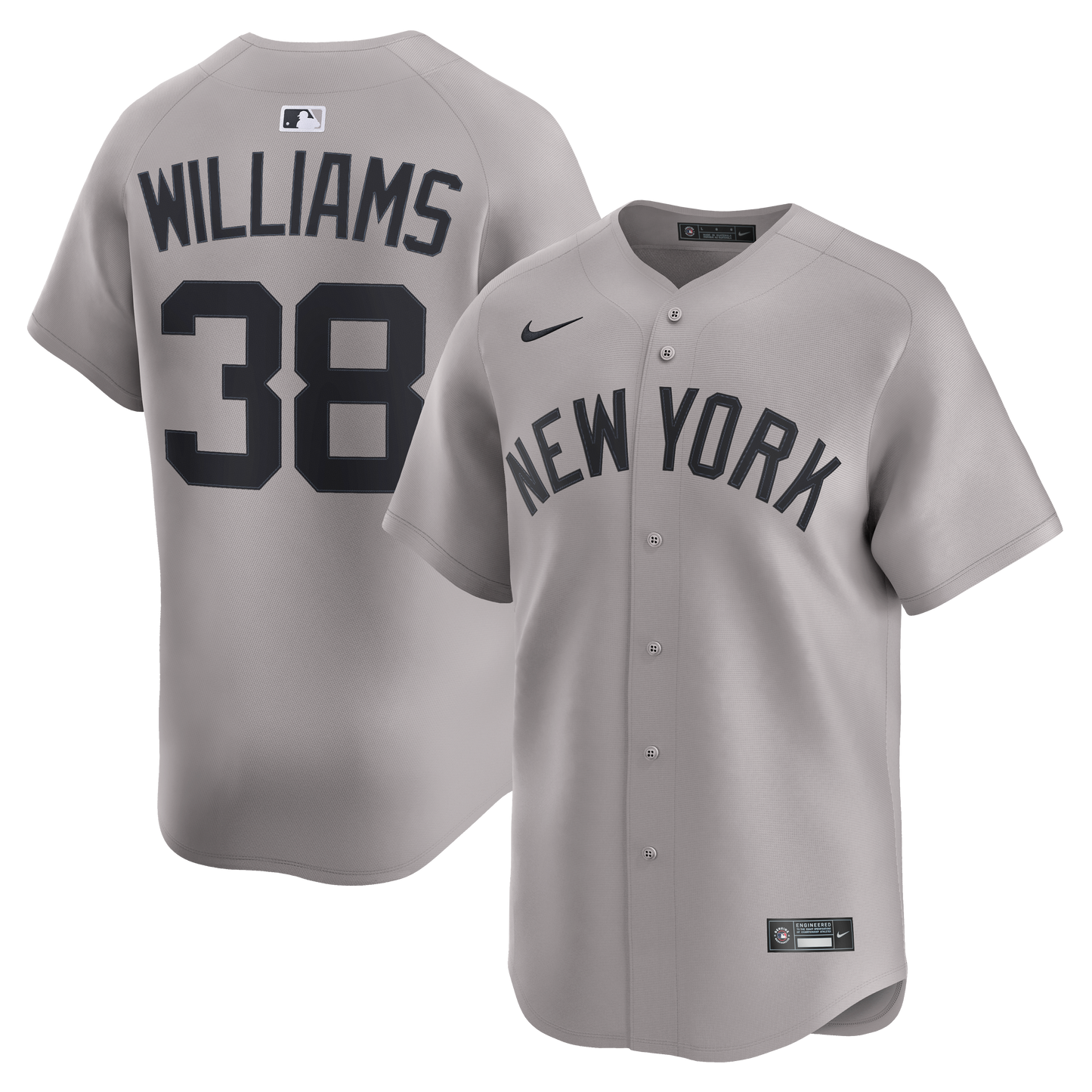 Devin Williams New York Yankees Road Limited Player Jersey - Gray | Stitched Baseball Jersey TJS0548