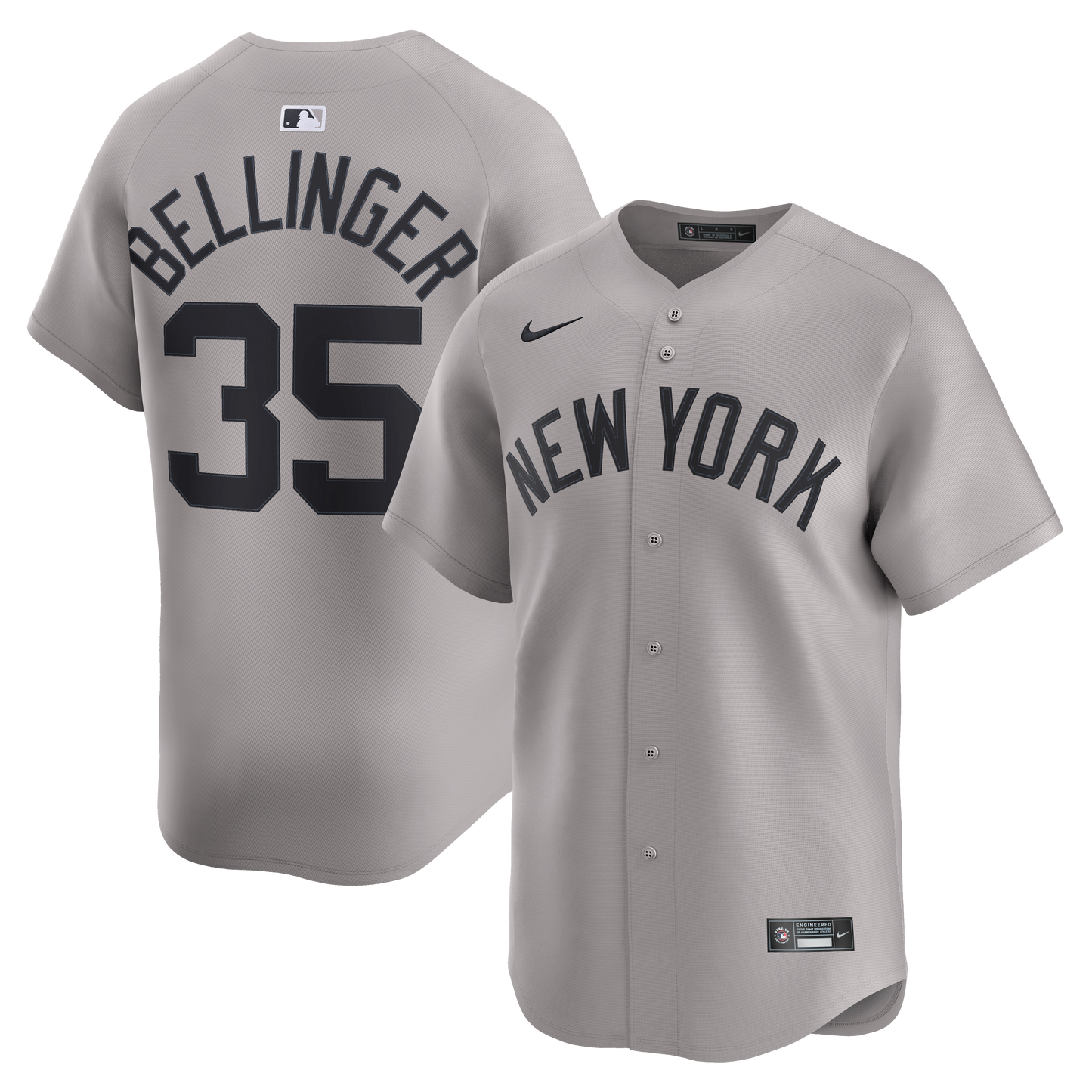 Cody Bellinger New York Yankees Road Limited Player Jersey - Gray | Stitched Baseball Jersey TJS0525
