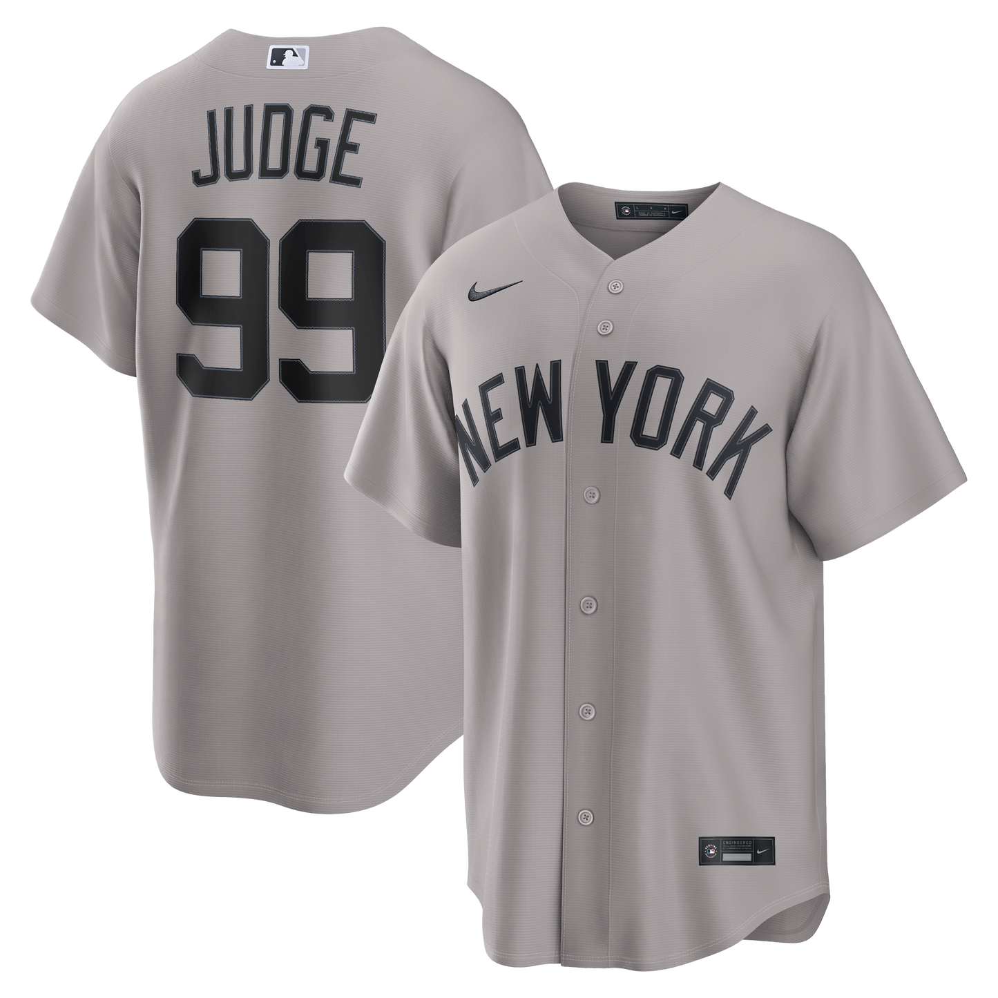 Aaron Judge New York Yankees Road Replica Jersey - Gray | Stitched Baseball Jersey TJS0556