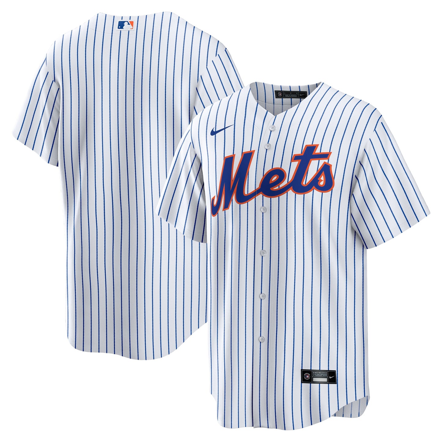 New York Mets Home Big & Tall Replica Jersey - White | Stitched Baseball Jersey TJS0546