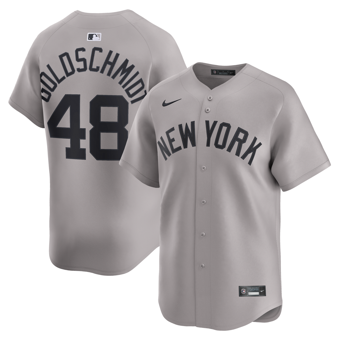 Paul Goldschmidt New York Yankees Road Limited Player Jersey - Gray | Stitched Baseball Jersey TJS0594