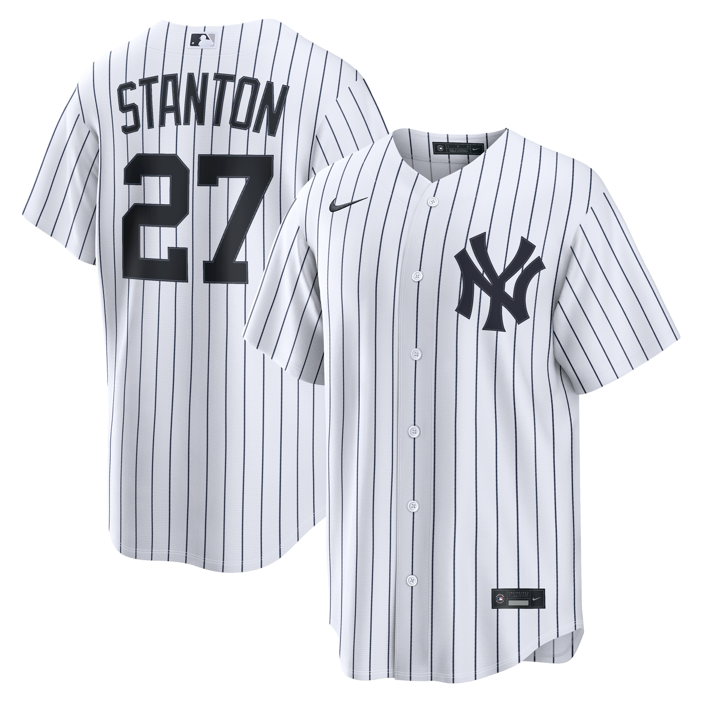 Giancarlo Stanton New York Yankees Home Replica Jersey - White | Stitched Baseball Jersey TJS0990