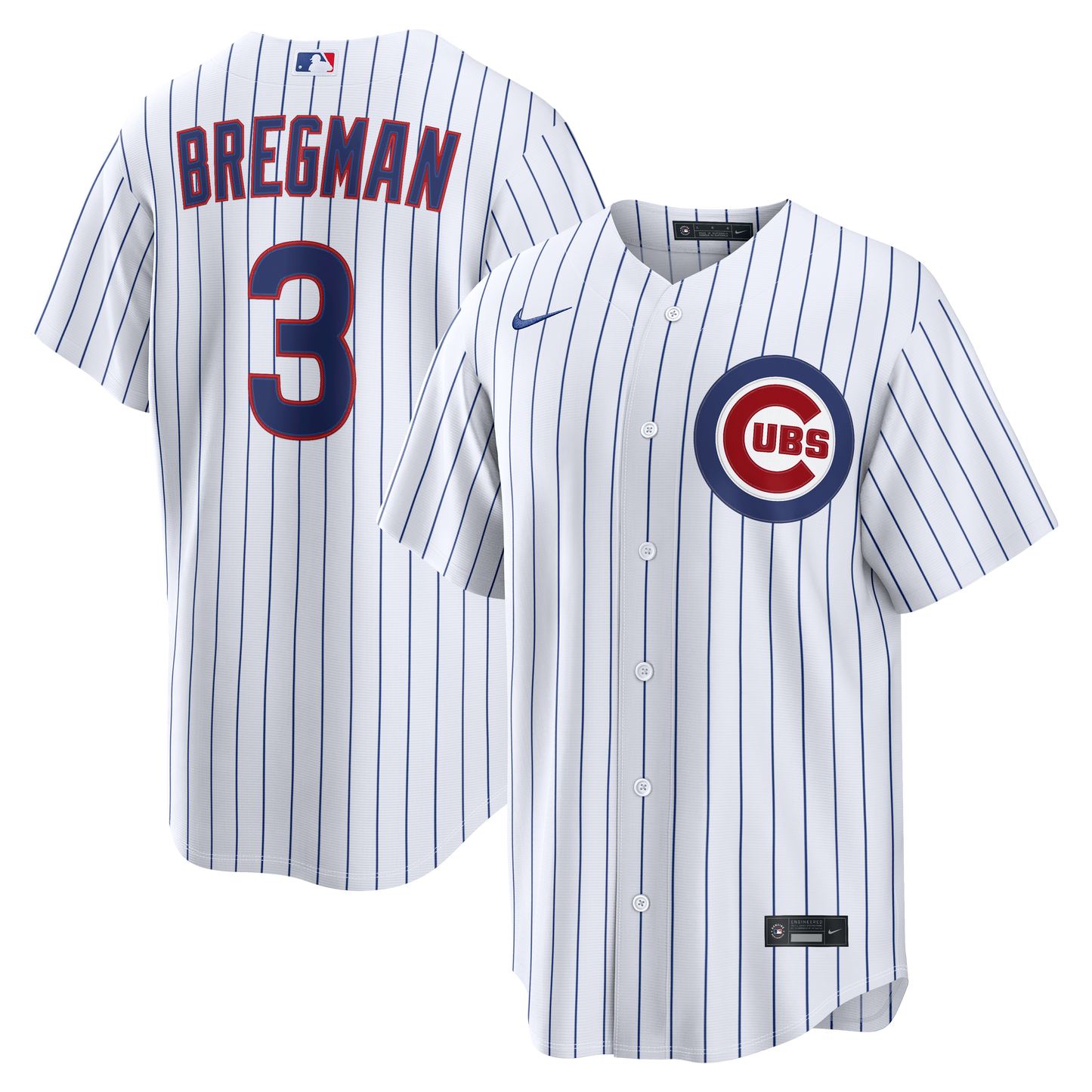 Alex Bregman Chicago Cubs Home Replica Jersey - White | Stitched Baseball Jersey TJS0922
