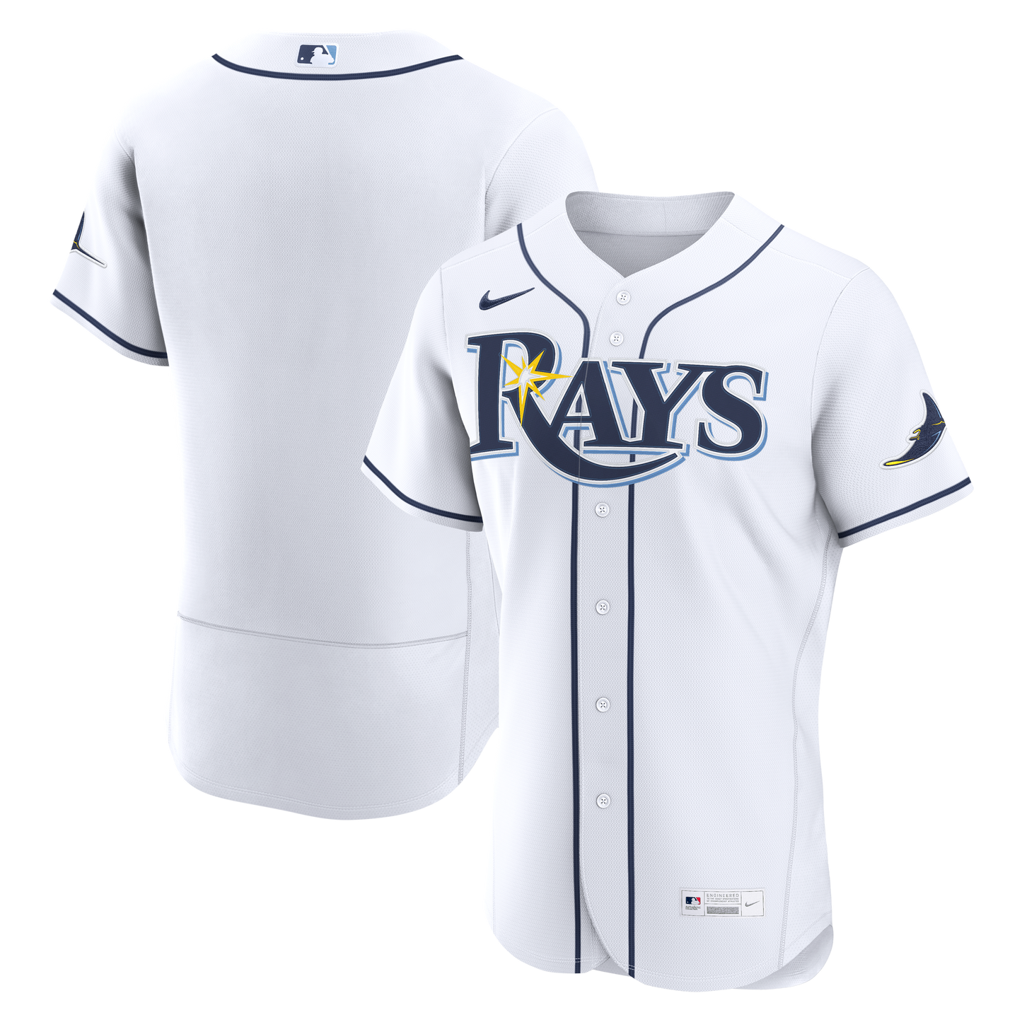 Tampa Bay Rays Home Jersey - White | Stitched Baseball Jersey TJS0831
