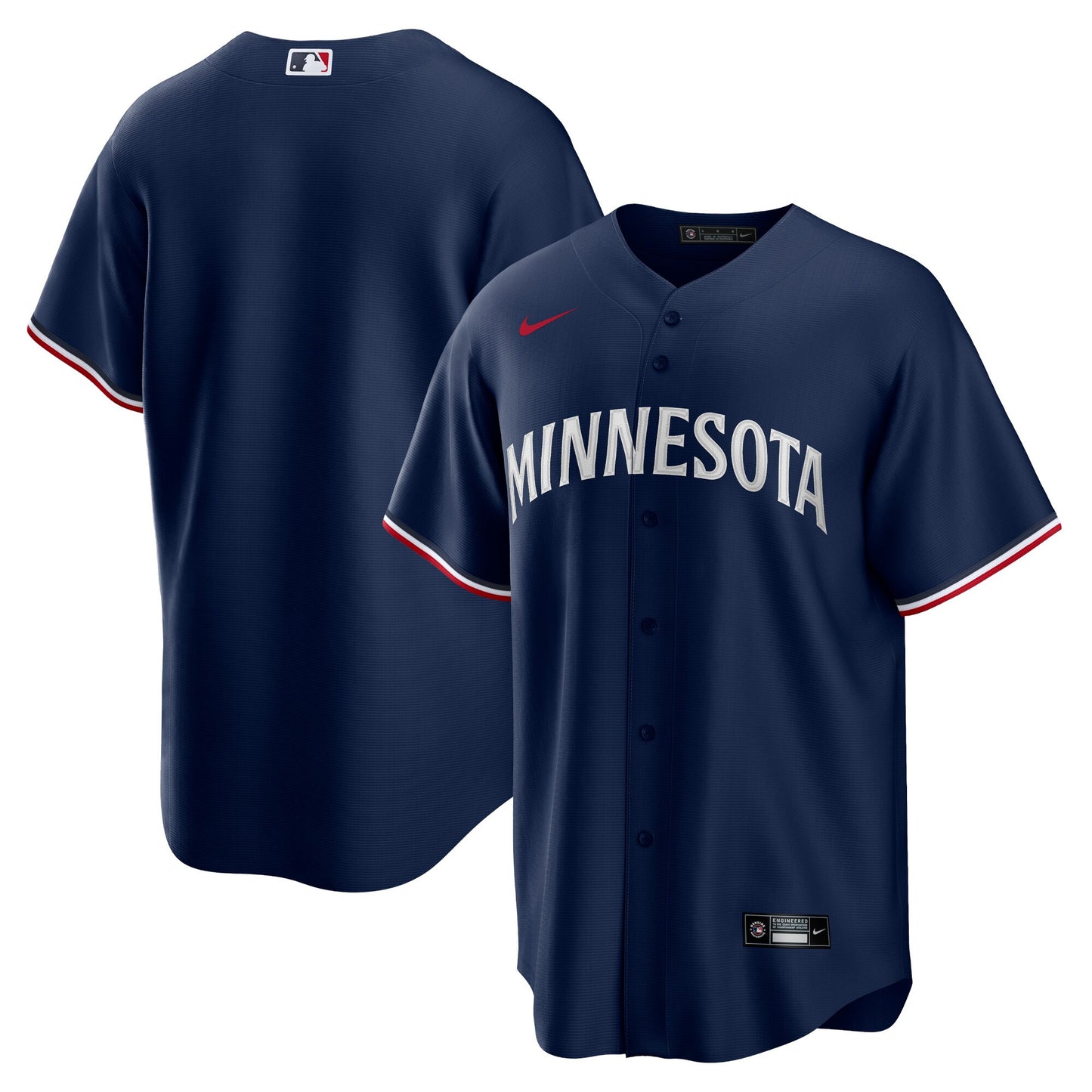 Minnesota Twins Alternate Replica Team Logo Jersey - Navy | Stitched Baseball Jersey TJS0900