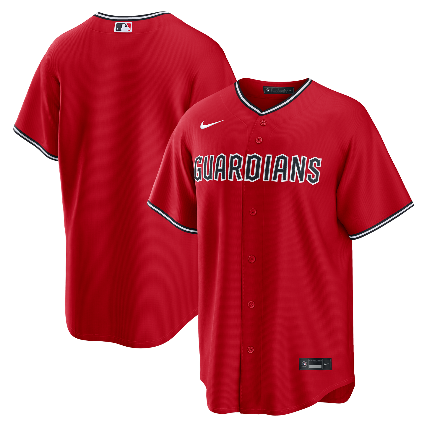 Cleveland Guardians Alternate Replica Jersey - Red | Stitched Baseball Jersey TJS0785