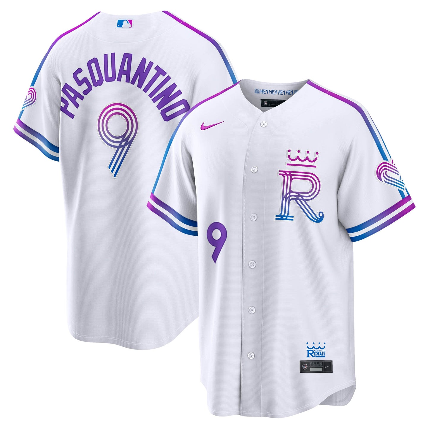 Vinnie Pasquantino Kansas City Royals 2026 City Connect Stadium Jersey - White | Stitched Baseball Jersey TJS1020