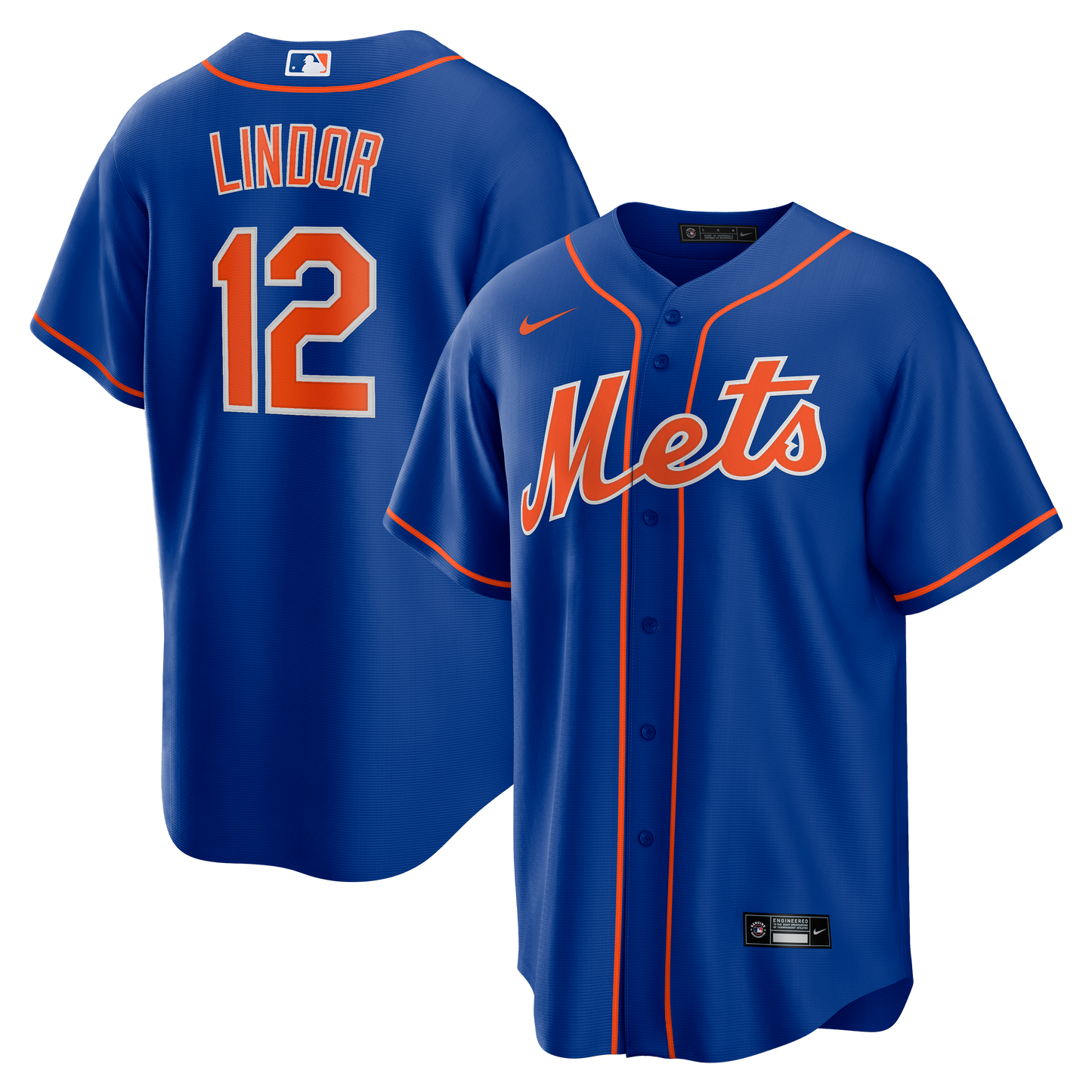 Francisco Lindor New York Mets Alternate Replica Player Jersey - Royal | Stitched Baseball Jersey TJS1108