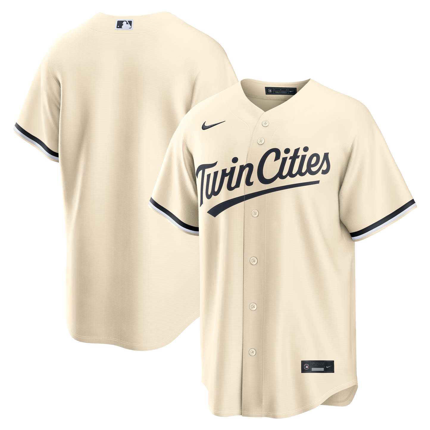 Minnesota Twins Alternate Replica Jersey - Cream | Stitched Baseball Jersey TJS1129