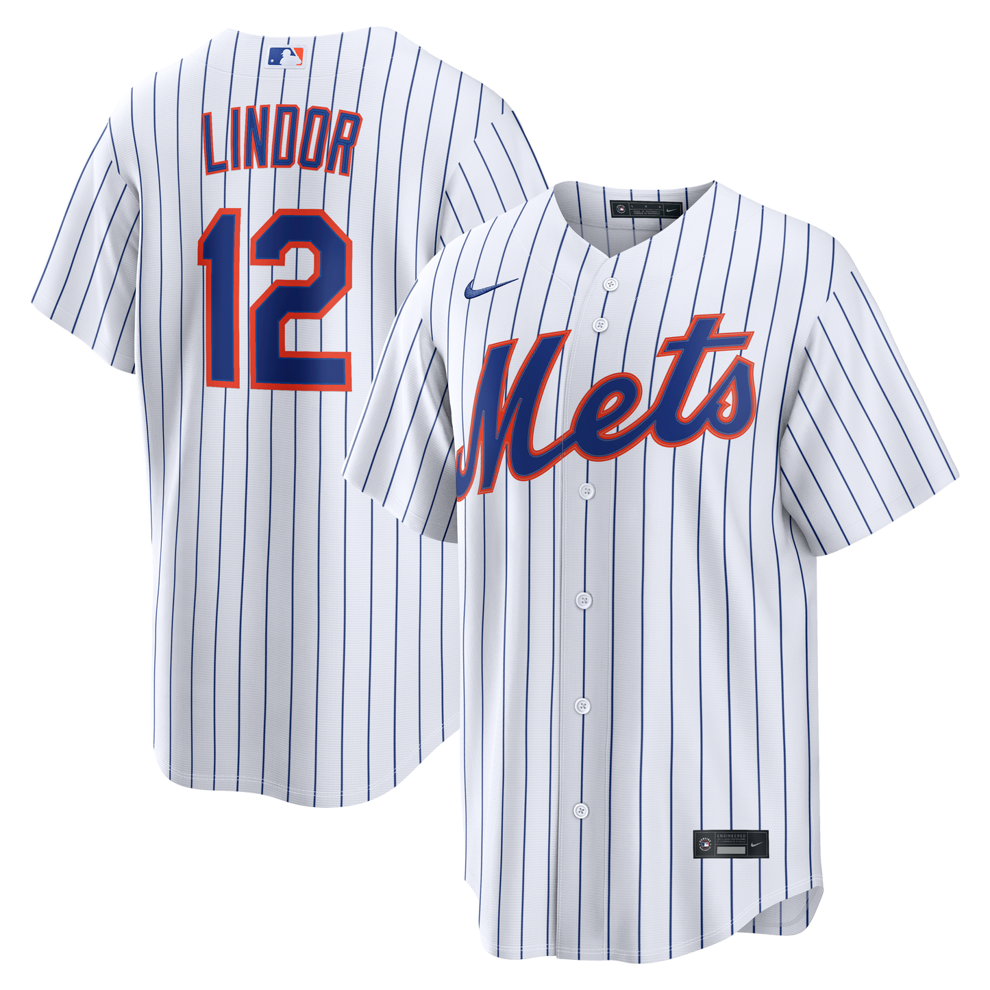 Francisco Lindor New York Mets Home Replica Jersey - White | Stitched Baseball Jersey TJS1109
