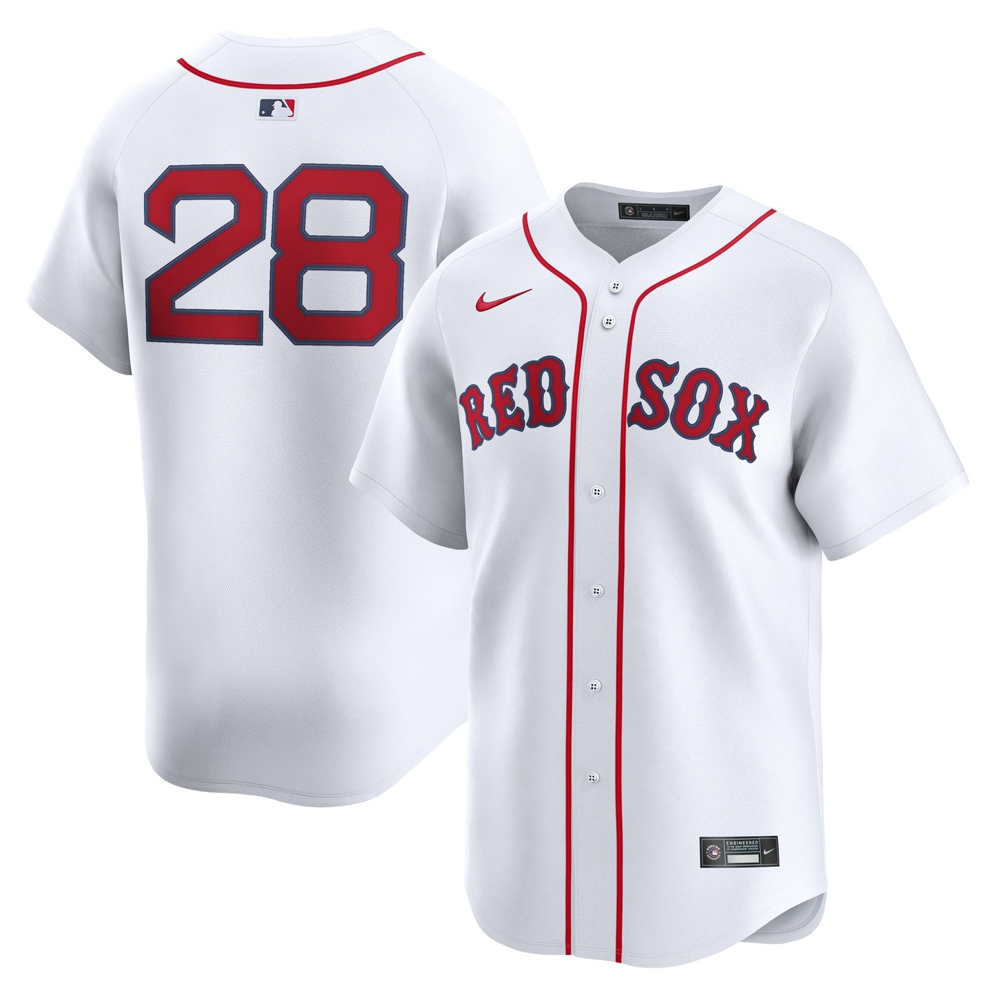 Kristian Campbell Boston Red Sox Home Limited Jersey - White | Stitched Baseball Jersey TJS1468