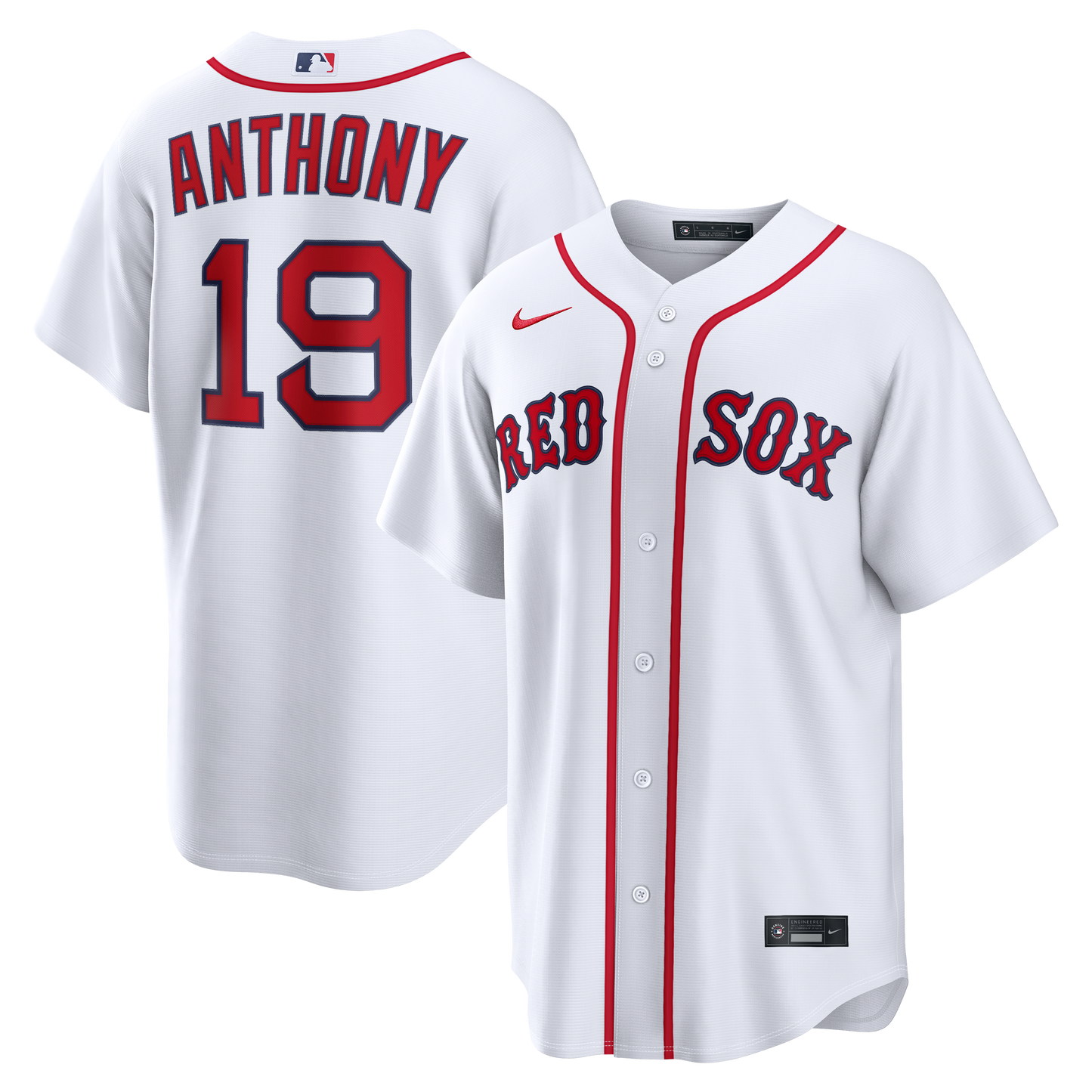 Roman Anthony Boston Red Sox Home Replica Jersey - White | Stitched Baseball Jersey TJS1401