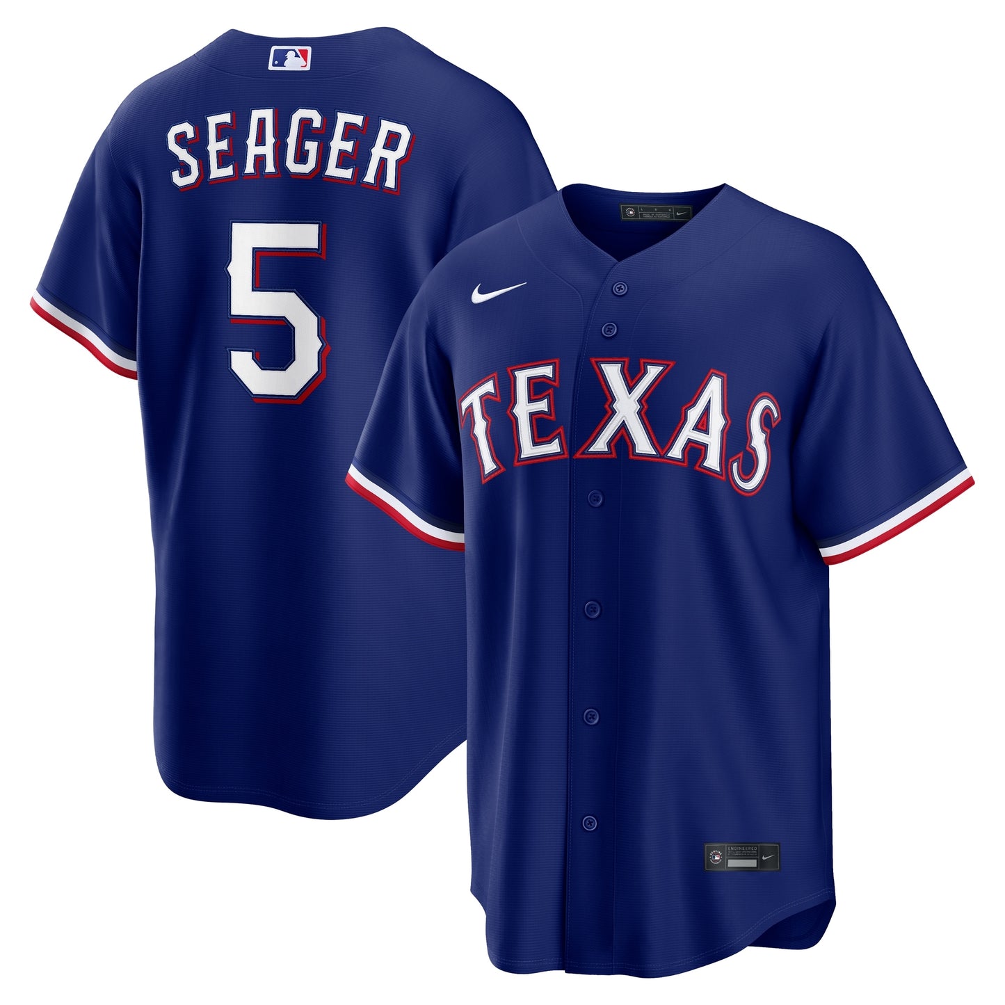 Corey Seager Texas Rangers Alternate 2 Replica Jersey - Royal | Stitched Baseball Jersey TJS1380