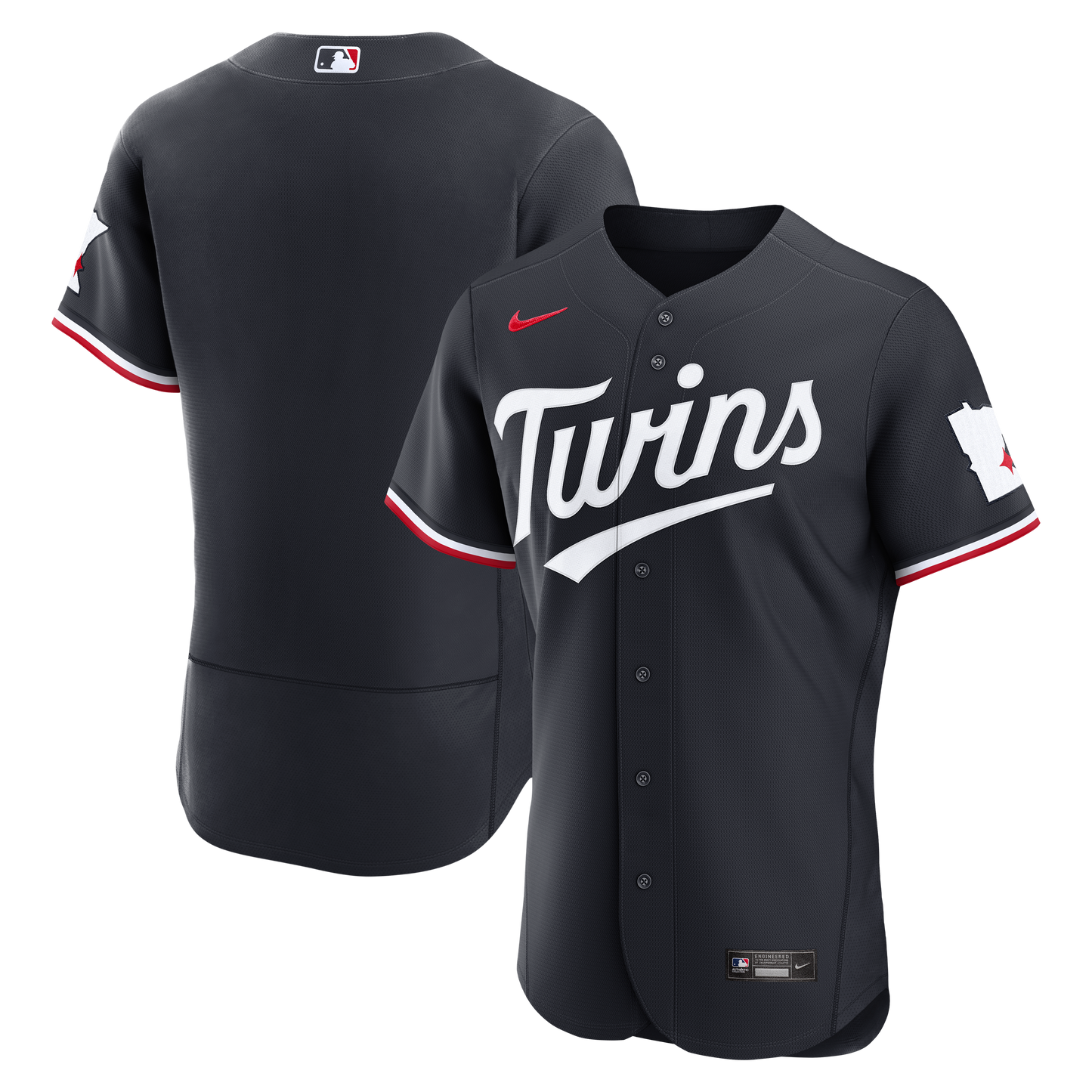 Minnesota Twins Alternate Jersey - Navy | Stitched Baseball Jersey TJS1565