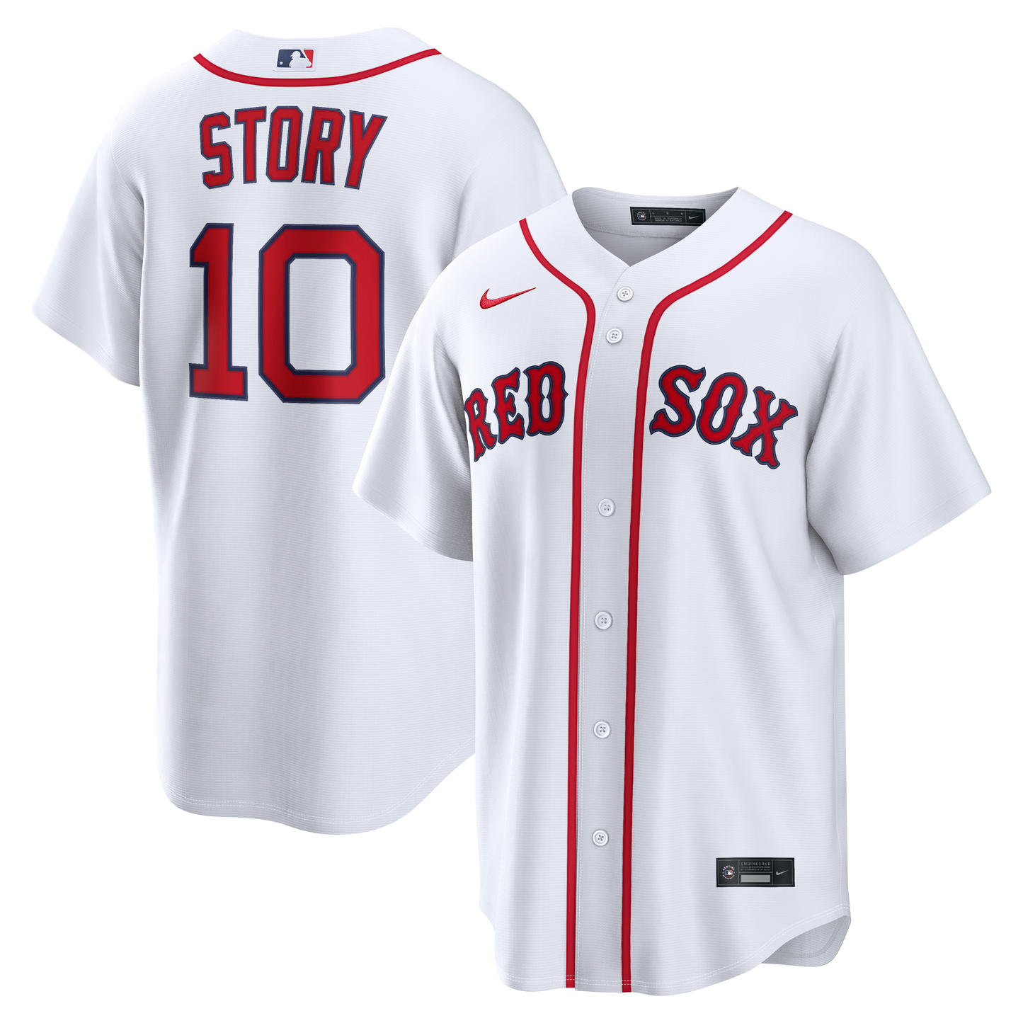 Trevor Story Boston Red Sox Home Replica Jersey - White | Stitched Baseball Jersey TJS1381