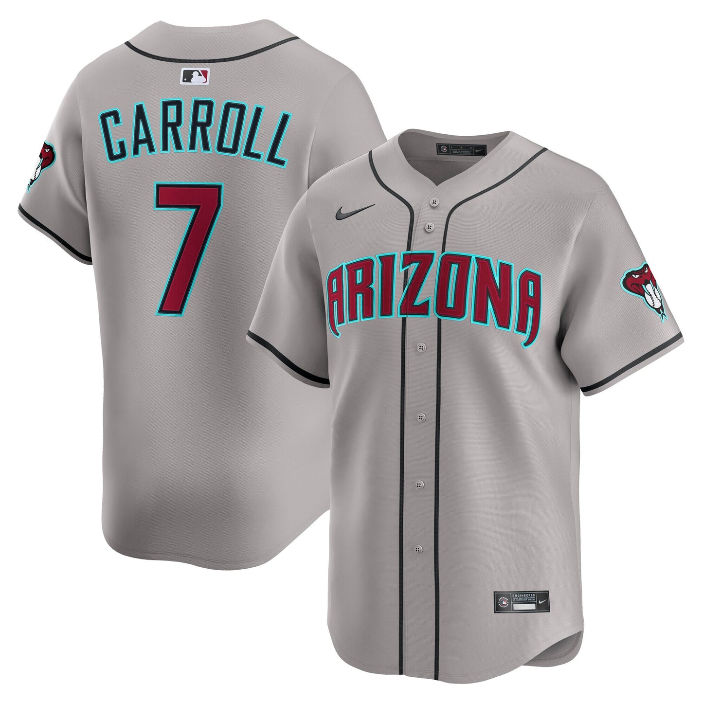 Corbin Carroll Arizona Diamondbacks Road Limited Player Jersey - Gray | Stitched Baseball Jersey TJS1428