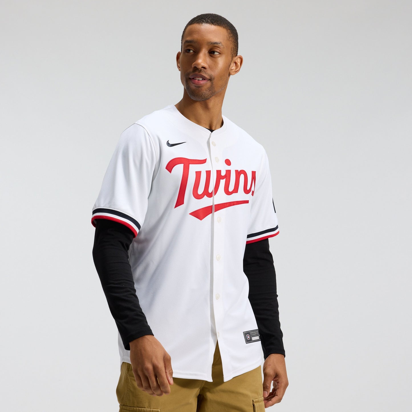 Minnesota Twins Home Limited Jersey - White | Stitched Baseball Jersey TJS1397
