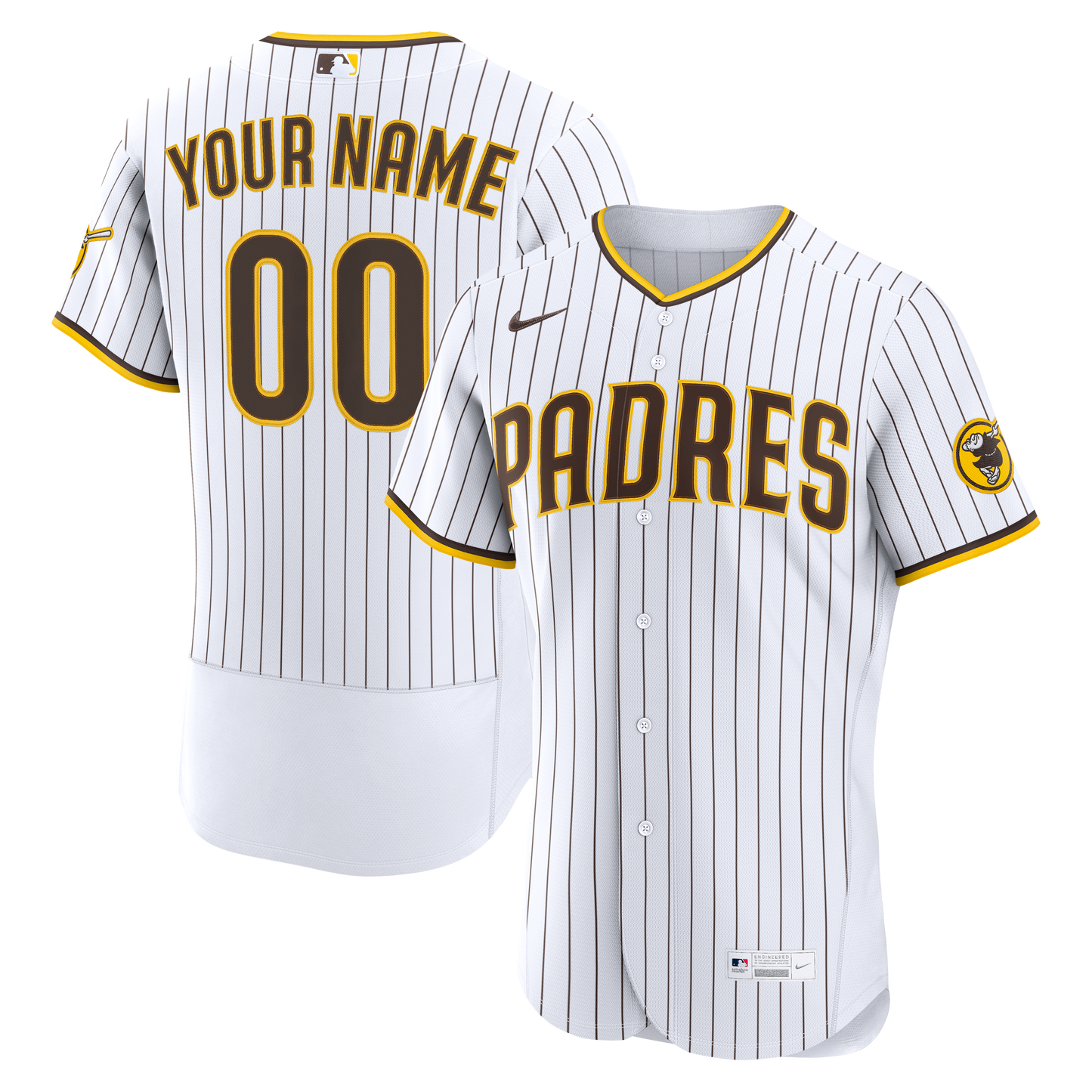 San Diego Padres Home Custom Jersey - White | Stitched Baseball Jersey TJS1342