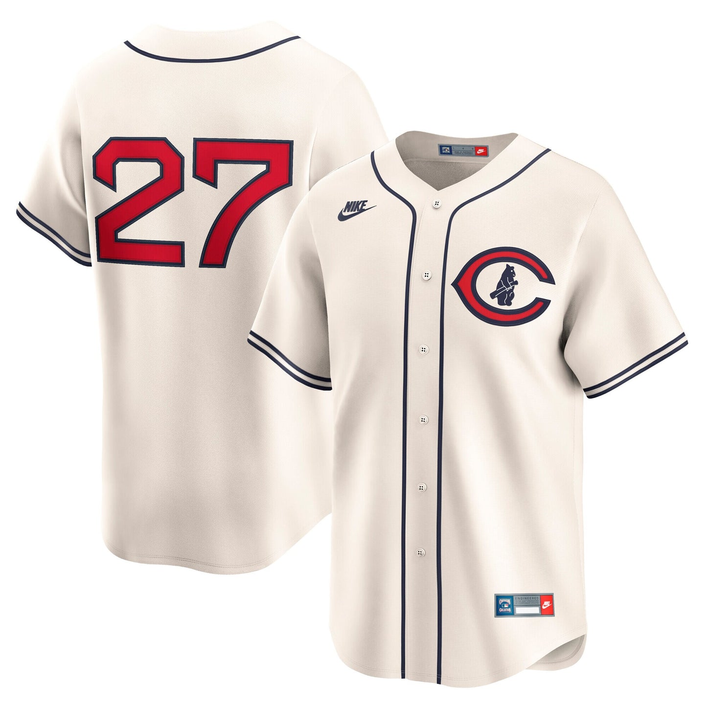 Seiya Suzuki Chicago Cubs Throwback Cooperstown Collection Limited Jersey - Cream | Stitched Baseball Jersey TJS1725