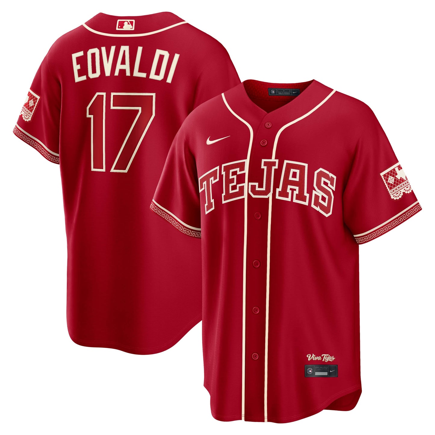 Nathan Eovaldi Texas Rangers 2026 City Connect Stadium Jersey - Red | Stitched Baseball Jersey TJS1721