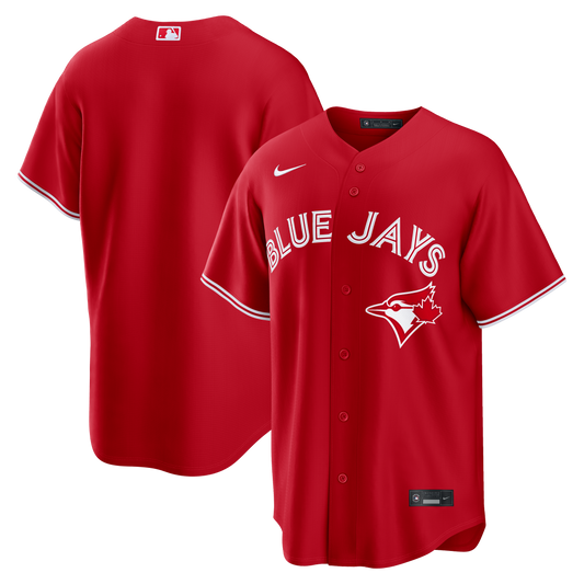 Toronto Blue Jays Canada Day Replica Jersey - Red | Stitched Baseball Jersey TJS0077