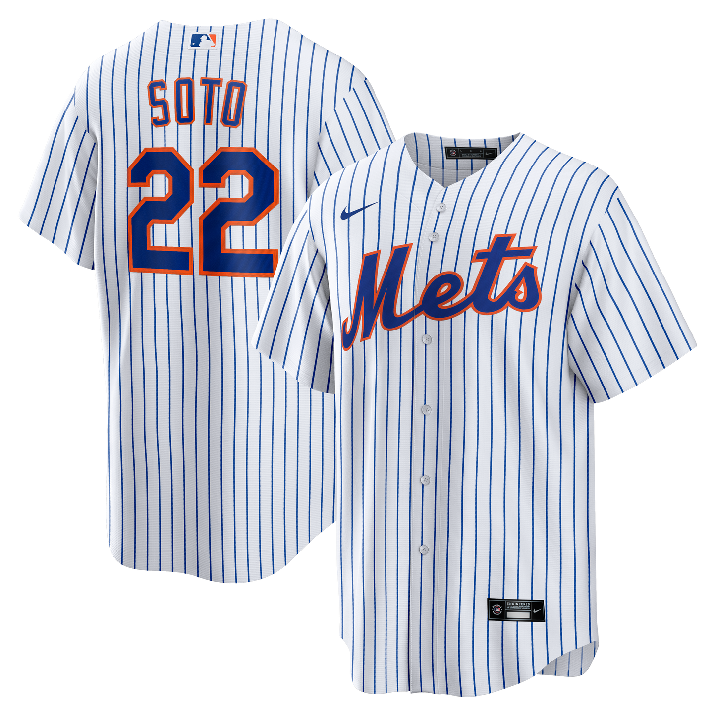 Juan Soto New York Mets Home Replica Player Jersey - White | Stitched Baseball Jersey TJS0083