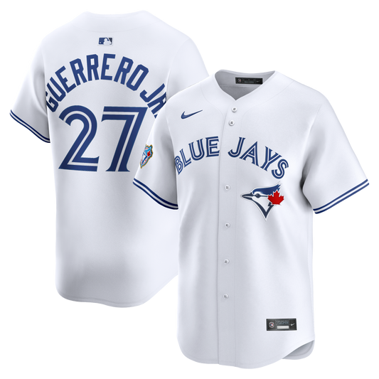 Vladimir Guerrero Jr. Toronto Blue Jays Home Limited Jersey - White | Stitched Baseball Jersey TJS0146
