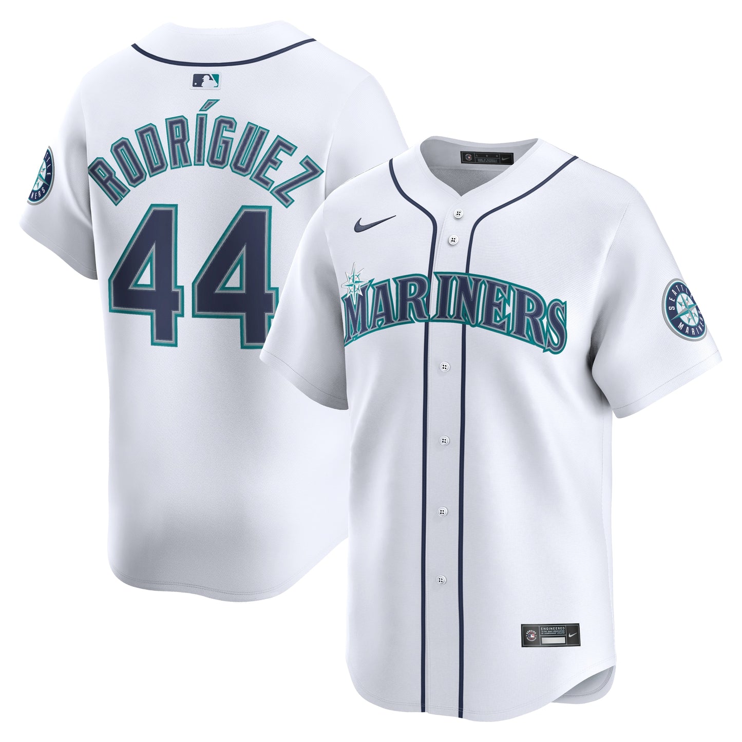 Julio Rodr�guez Seattle Mariners Home Limited Player Jersey - White | Stitched Baseball Jersey TJS0156