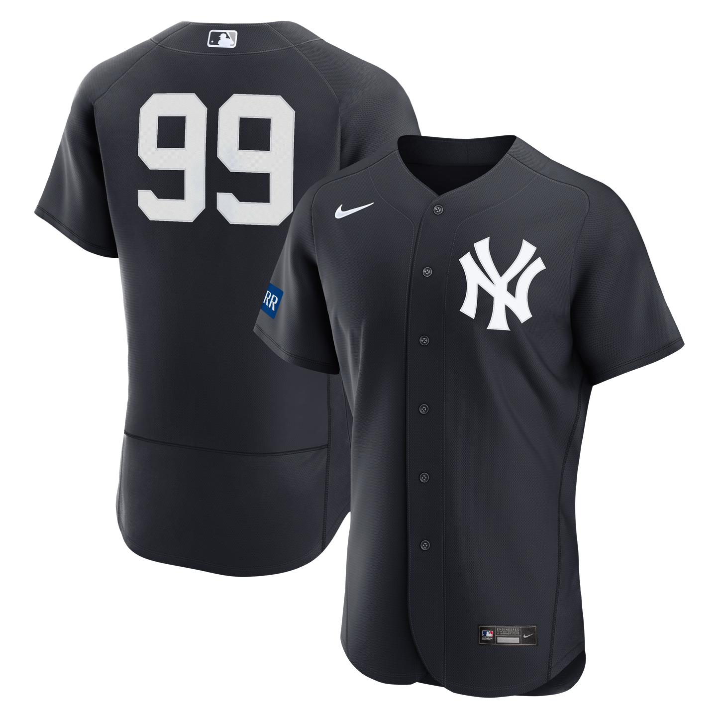 Aaron Judge New York Yankees Alternate Sponsor Patch Jersey - Navy | Stitched Baseball Jersey TJS0141