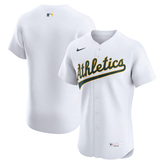Athletics Home Elite Jersey - White | Stitched Baseball Jersey TJS0237