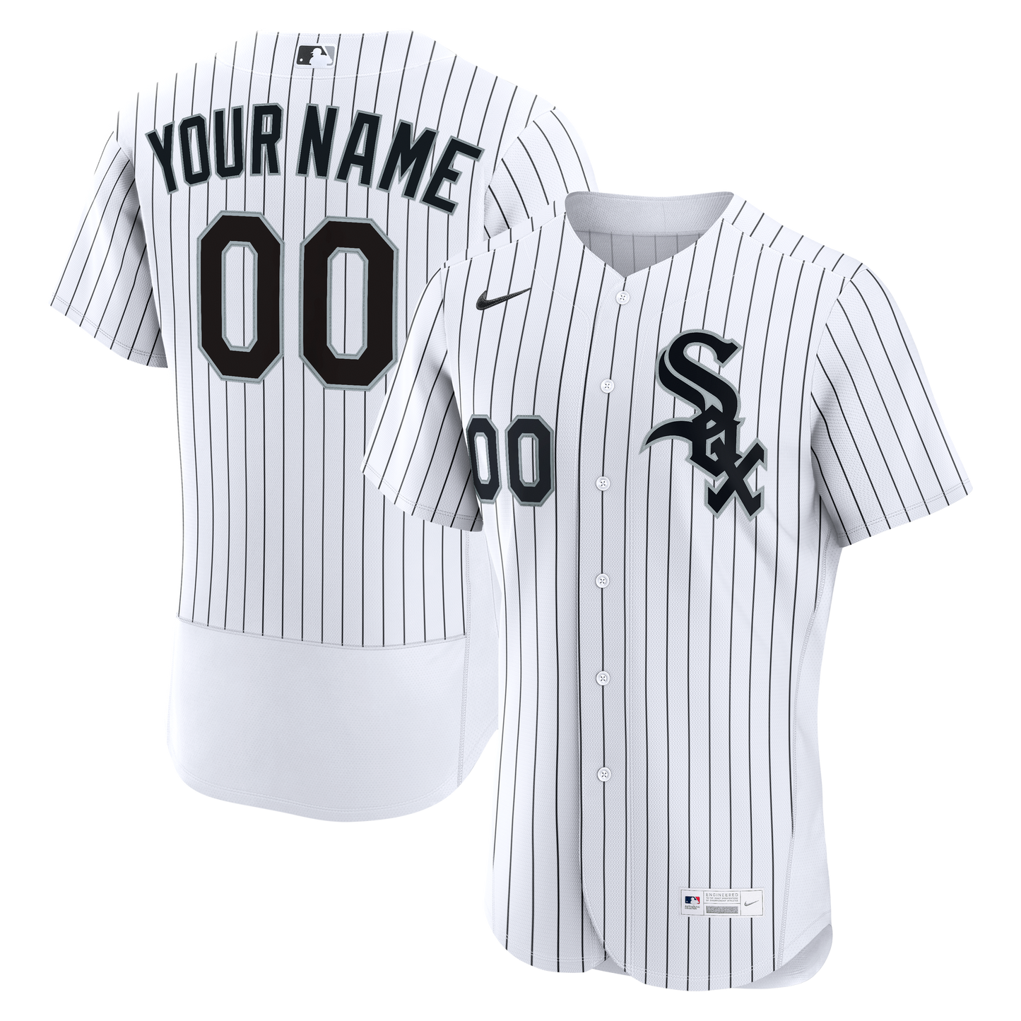 Chicago White Sox Home Custom Jersey - White | Stitched Baseball Jersey TJS0163