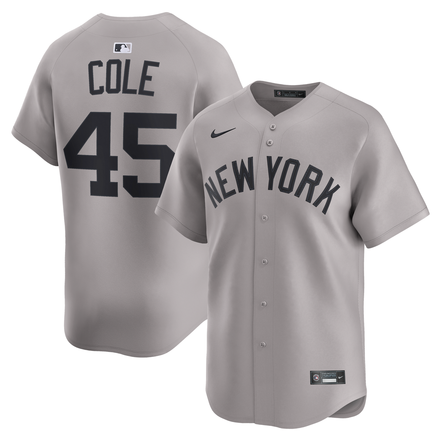 Gerrit Cole New York Yankees Road Limited Player Jersey - Gray | Stitched Baseball Jersey TJS0266