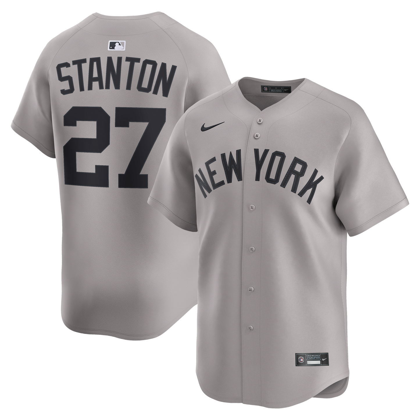 Giancarlo Stanton New York Yankees Road Limited Jersey - Gray | Stitched Baseball Jersey TJS0192