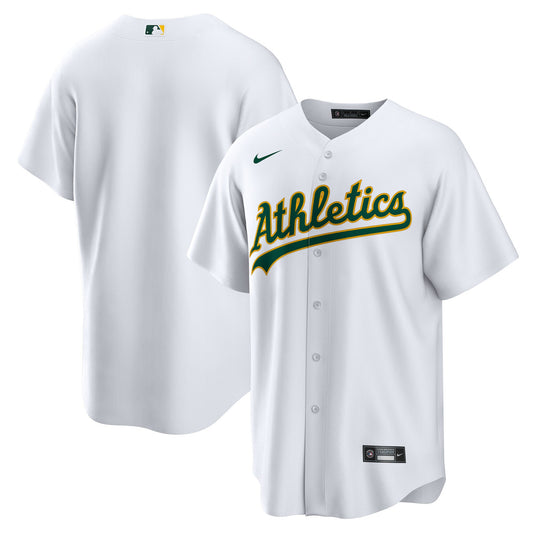 Athletics Home Big & Tall Replica Jersey - White | Stitched Baseball Jersey TJS0150