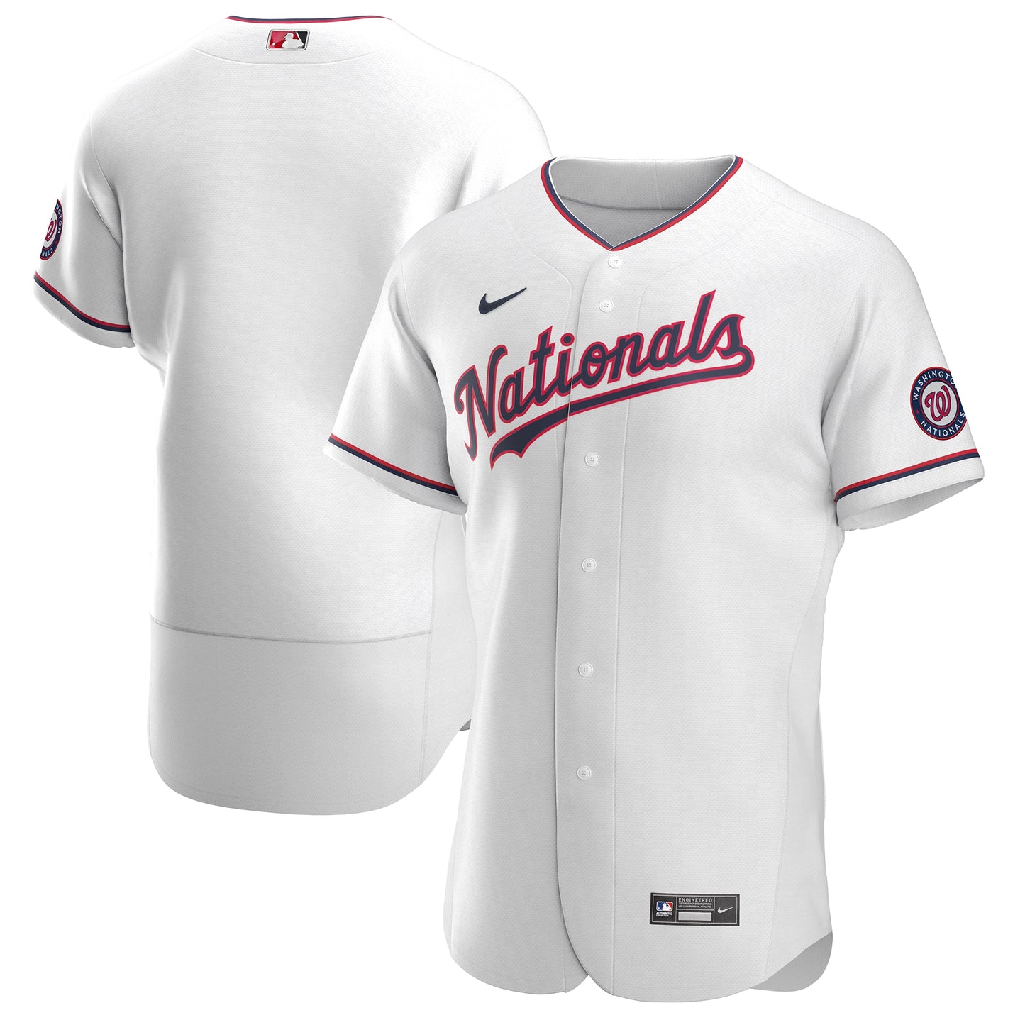Washington Nationals Alternate Team Jersey - White | Stitched Baseball Jersey TJS0343