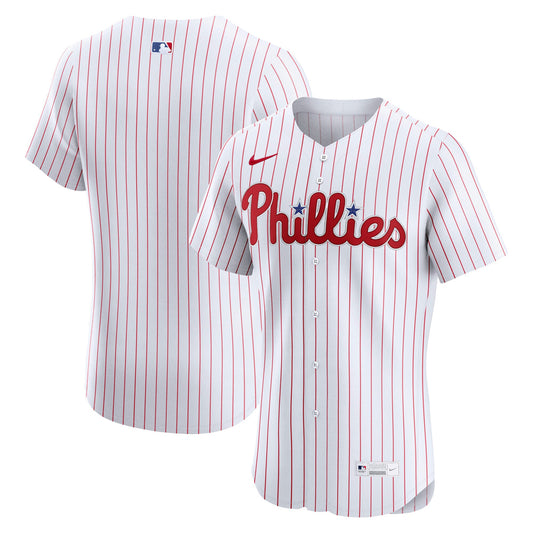Philadelphia Phillies Home Elite Jersey - White | Stitched Baseball Jersey TJS0382