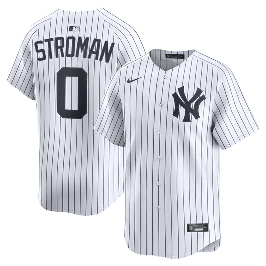 Marcus Stroman New York Yankees Home Limited Player Jersey - White | Stitched Baseball Jersey TJS0460